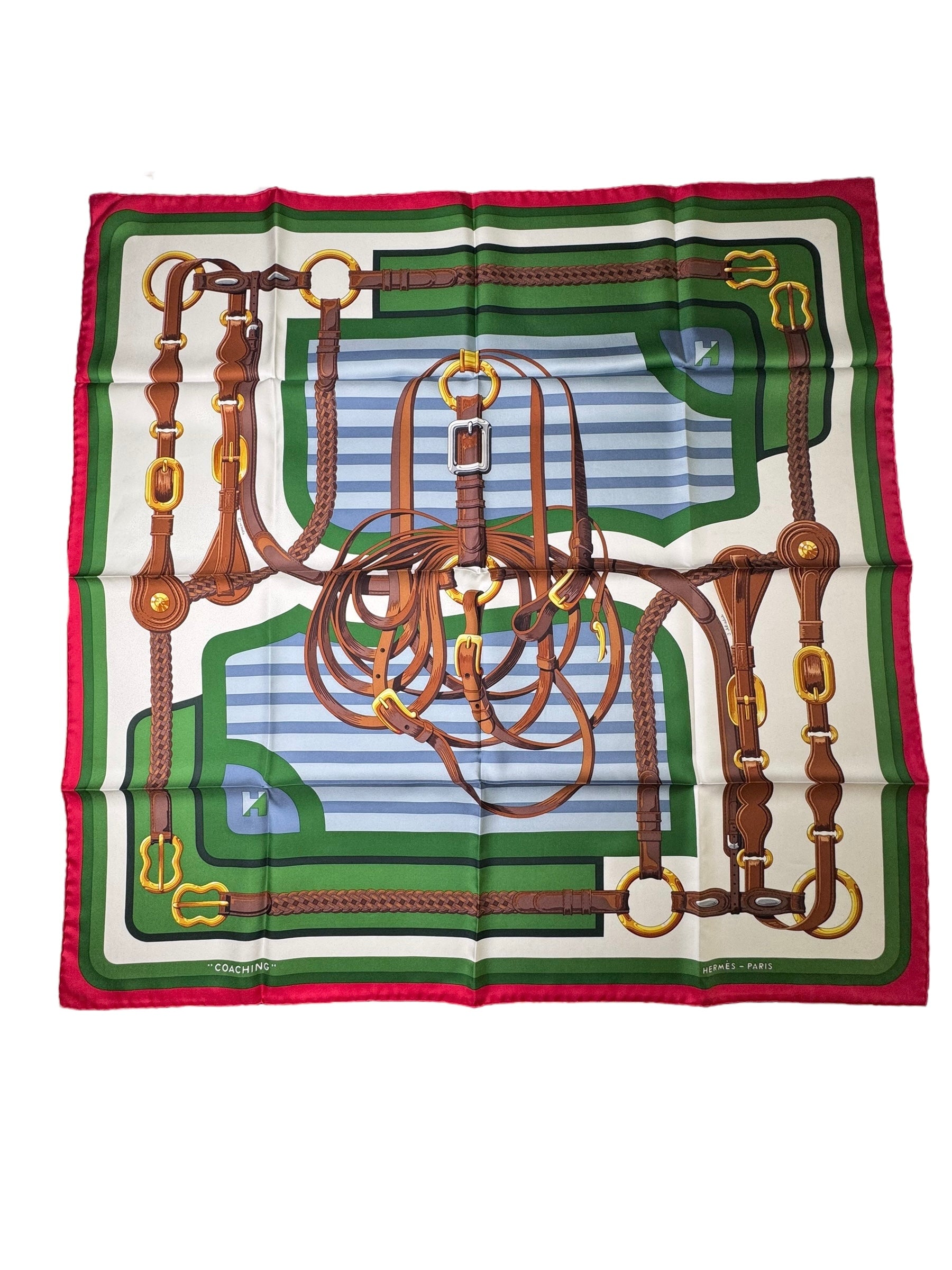 Hermès Coaching Forever Silk Scarf | Classic Detail