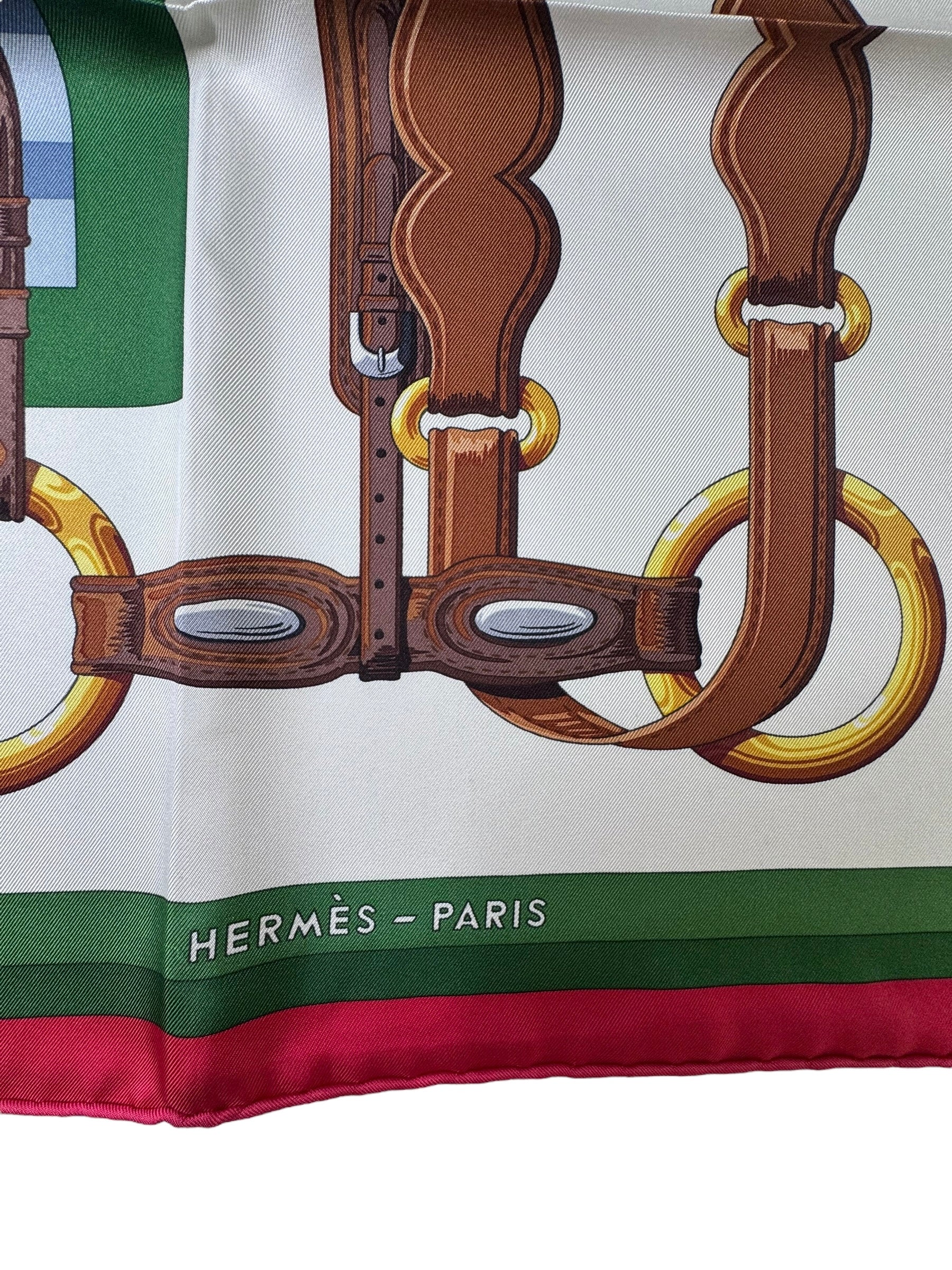 Hermès Coaching Forever Silk Scarf | Classic Detail