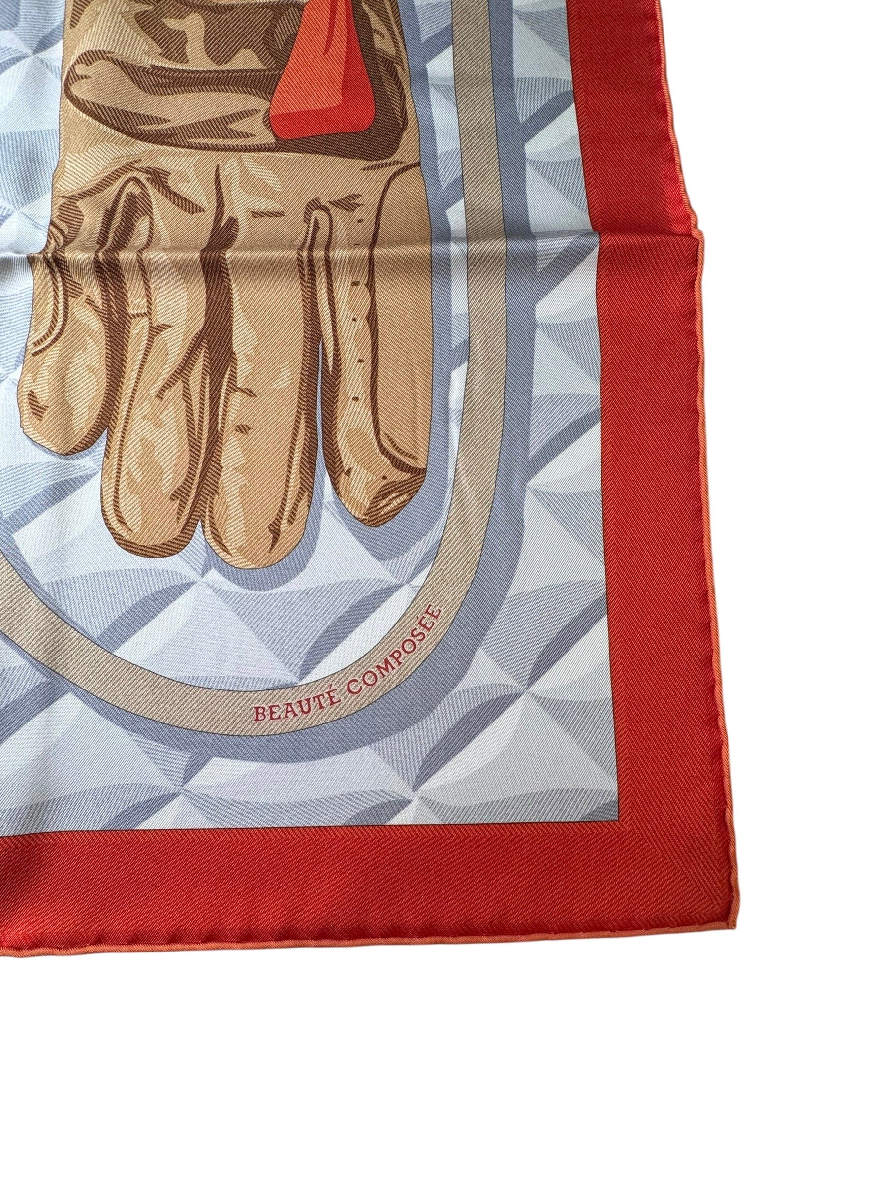 Hermès Beauté Composée Silk Scarf | Artistic Touch