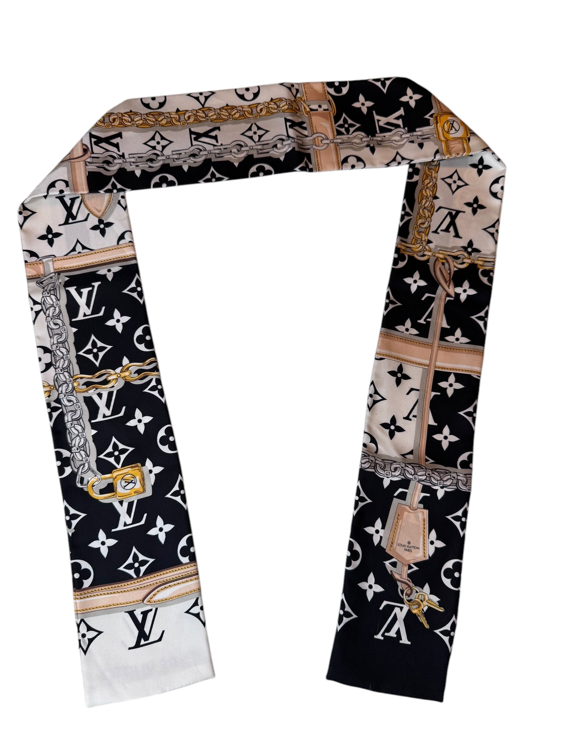 Louis Vuitton Silk Monogram Confidential Bandeau | Luxury Accessory