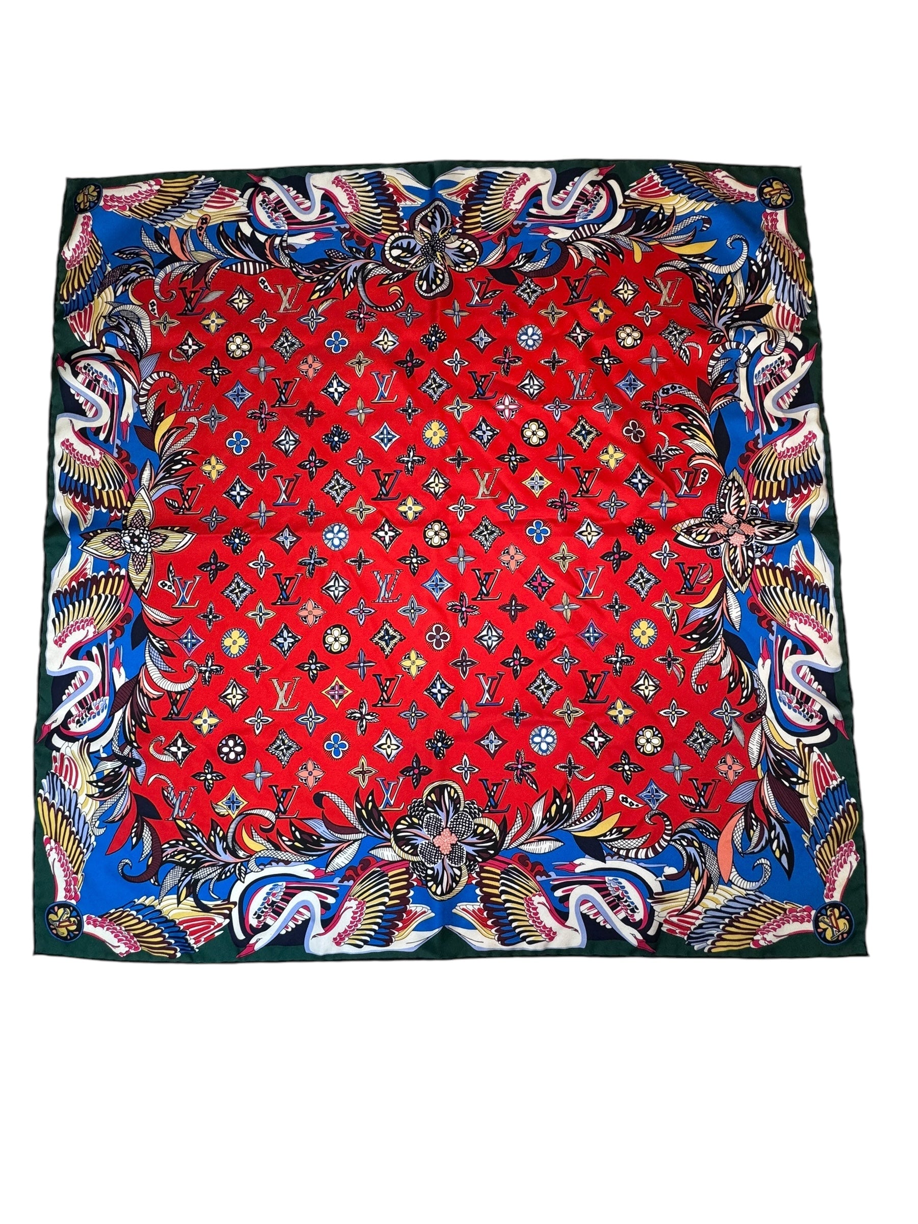 Louis Vuitton Innocence Square Silk Scarf | Elegant Luxury