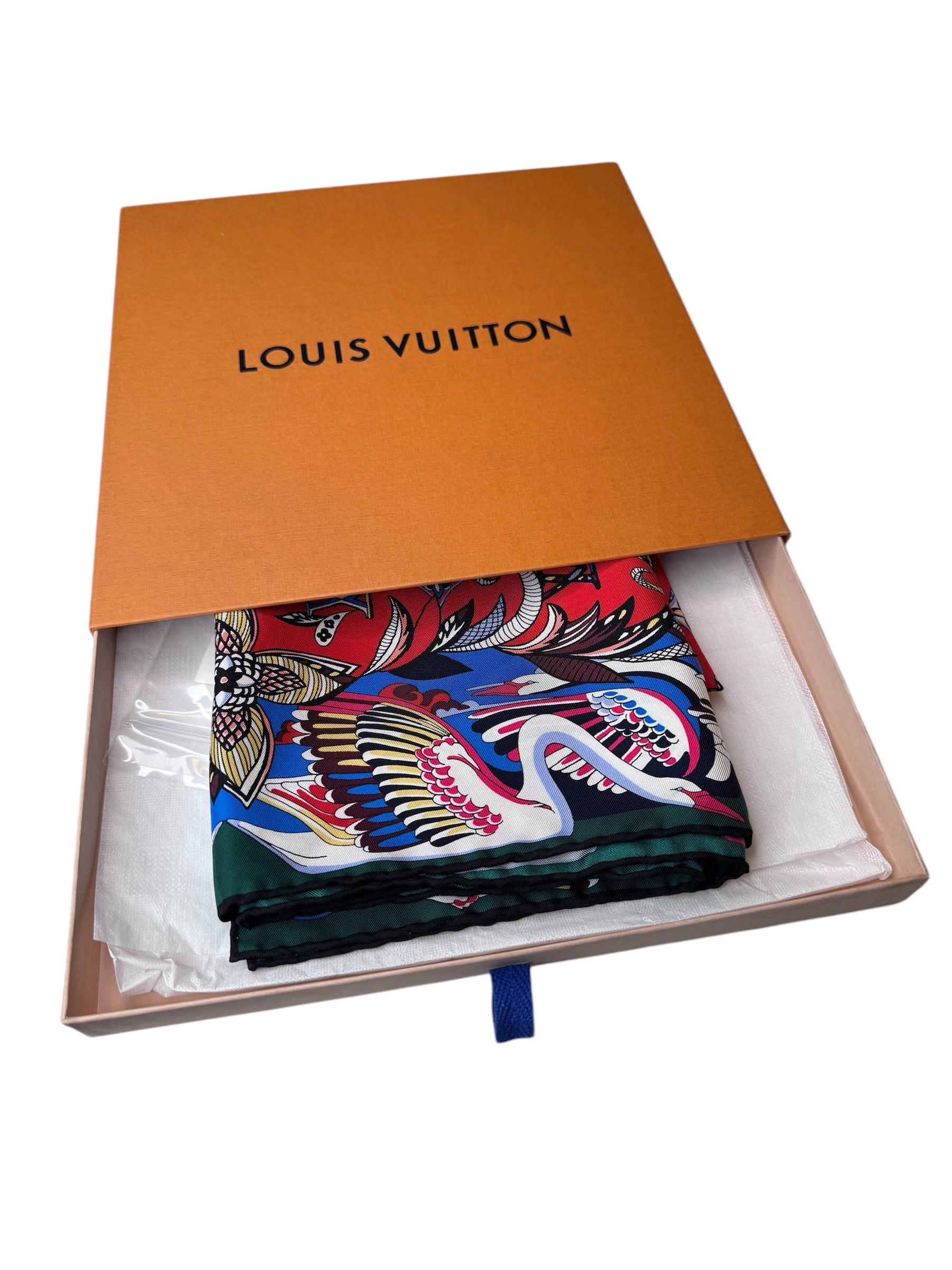 Louis Vuitton Innocence Square Silk Scarf | Elegant Luxury