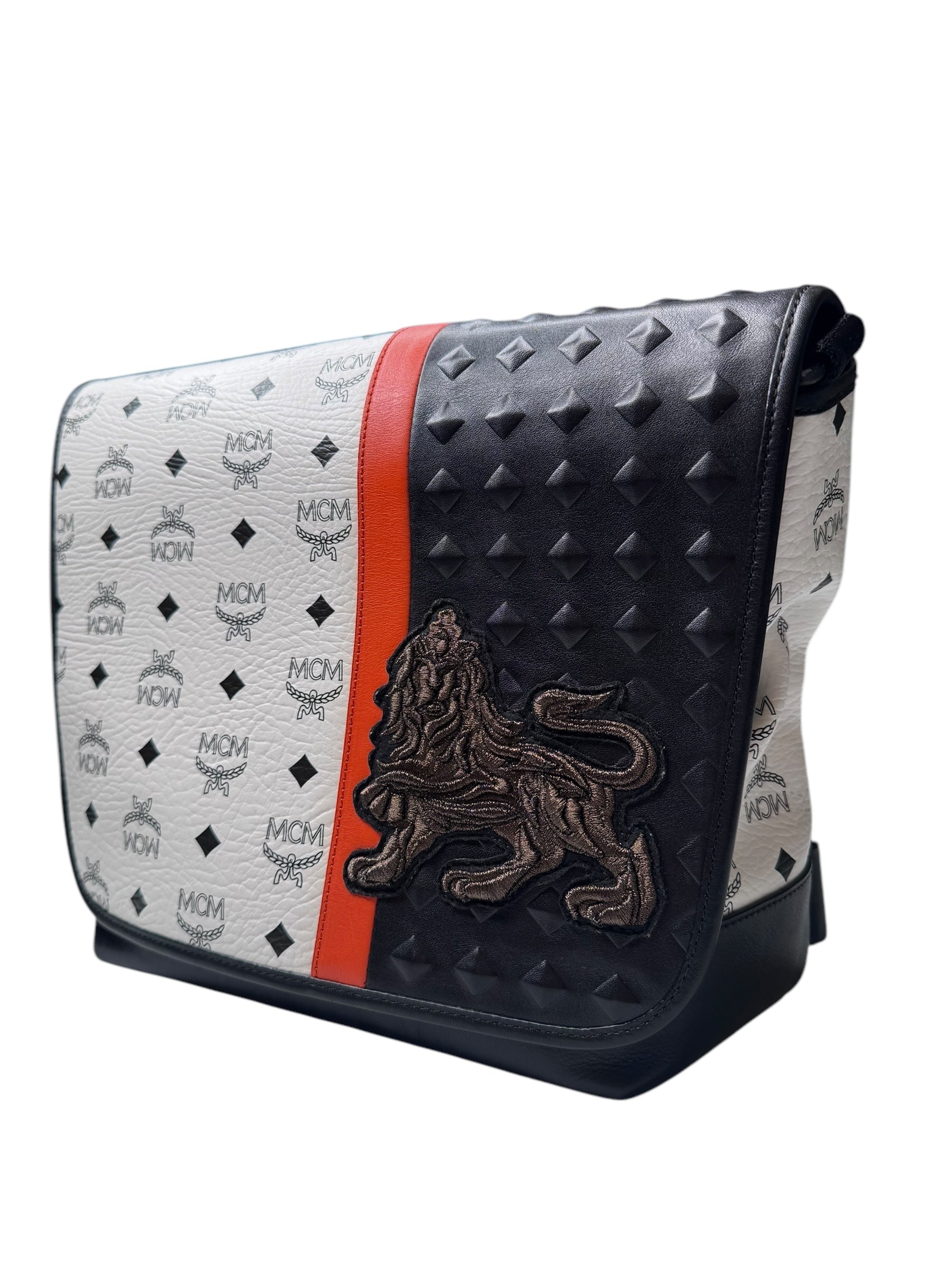 MCM Munich Lion Messenger Bag | Bold & Iconic Design