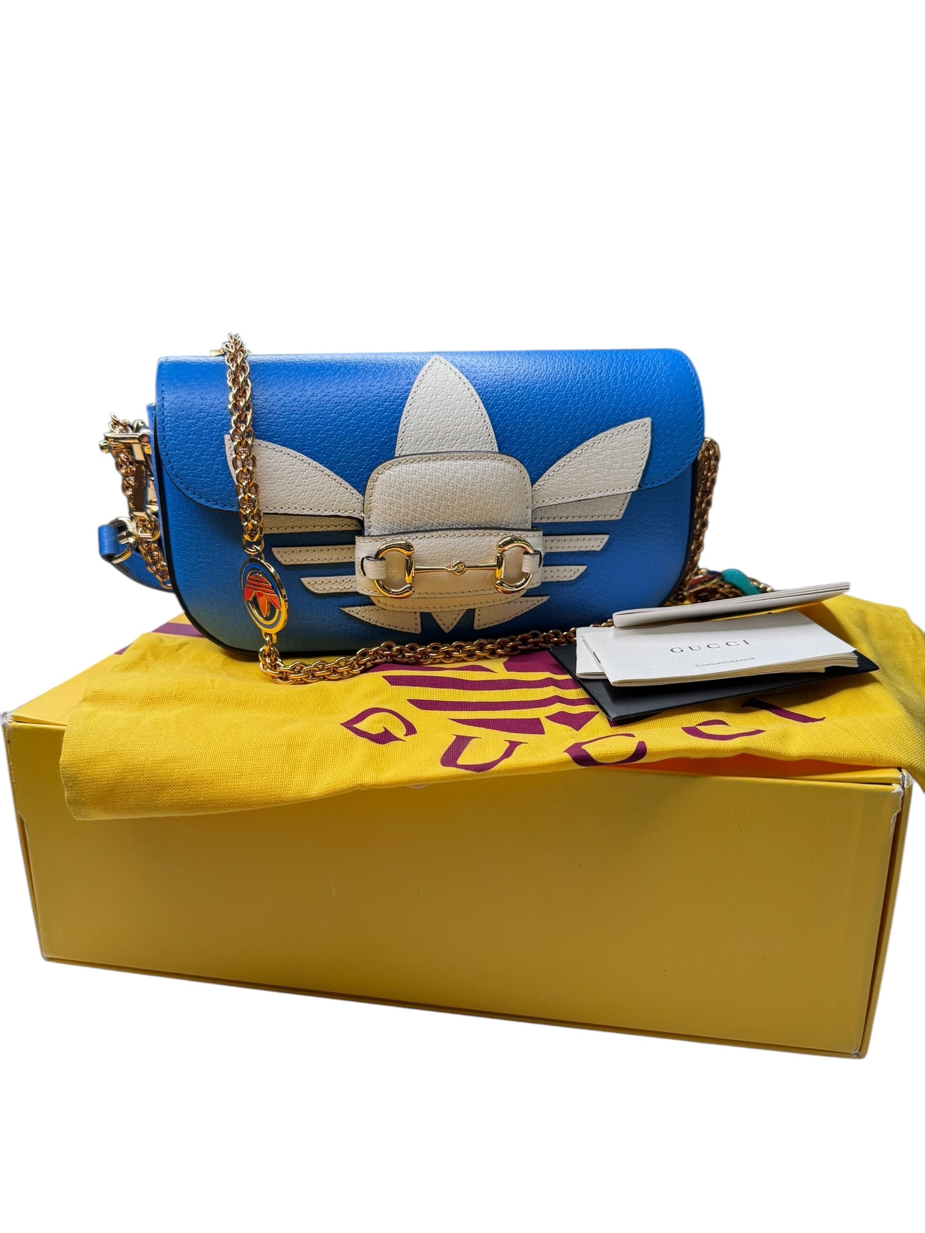 Gucci x ADIDAS Horsebit Shoulder Bag | Sporty Luxury