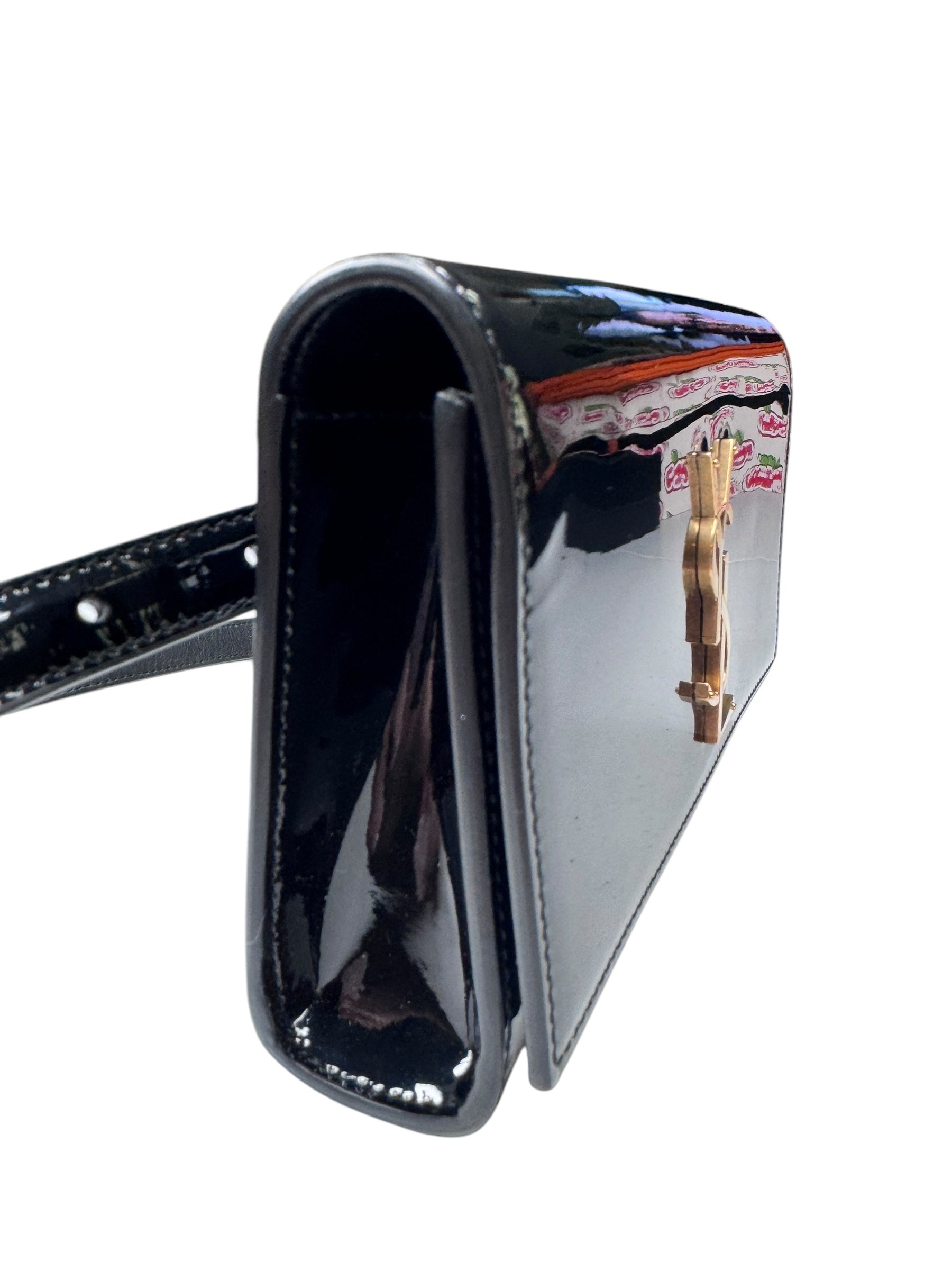 Saint Laurent Kate Patent Belt Bag | Chic & Versatile