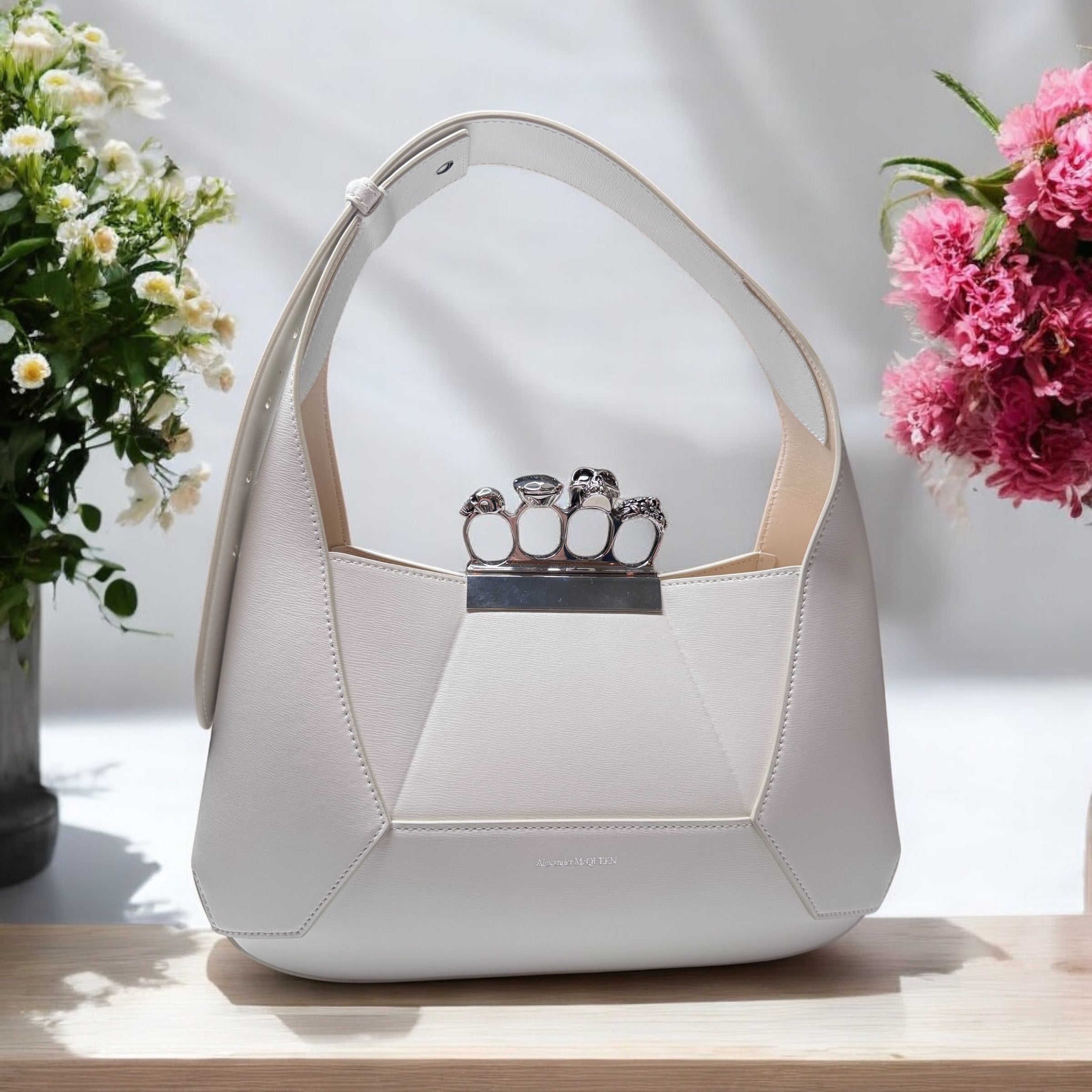 Alexander McQueen Jeweled Hobo Bag | With Bonus Pouch