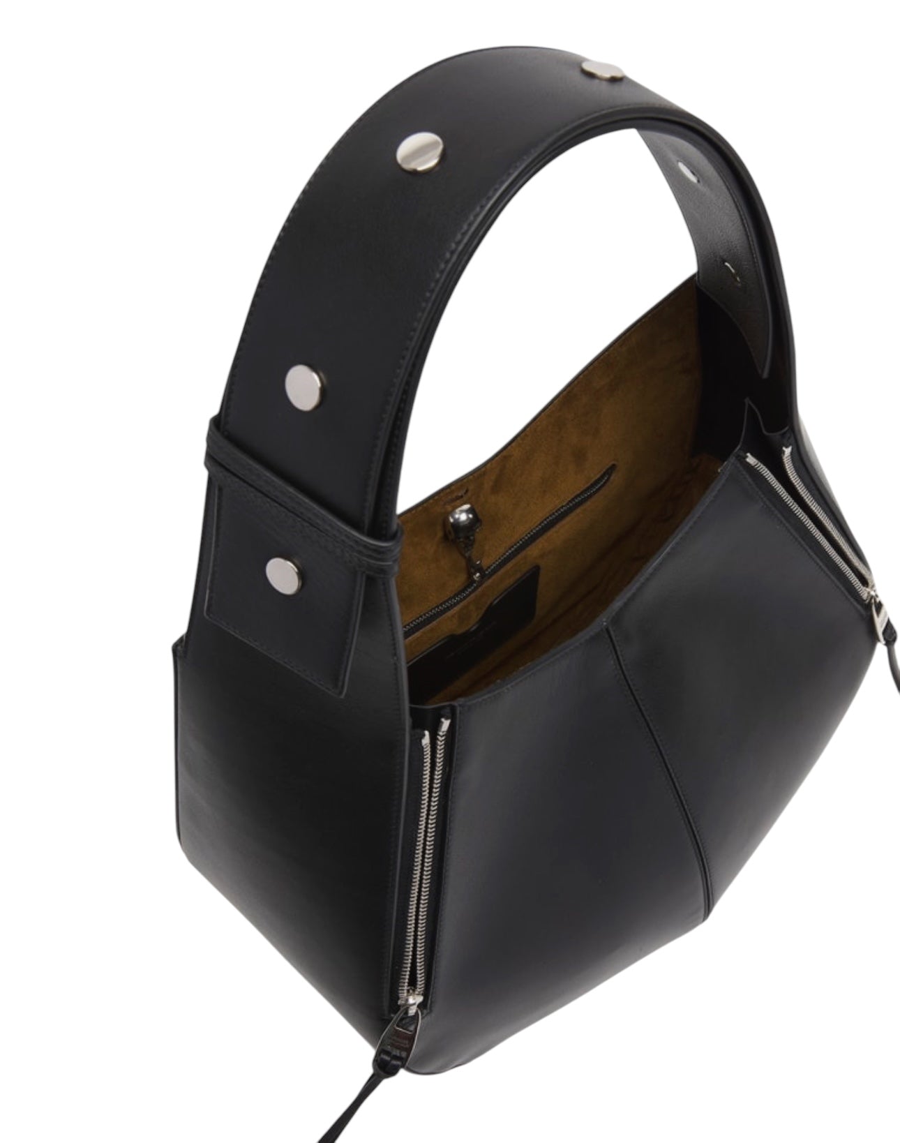Alexander McQueen Skull Biker Hobo Bag | Edgy Leather