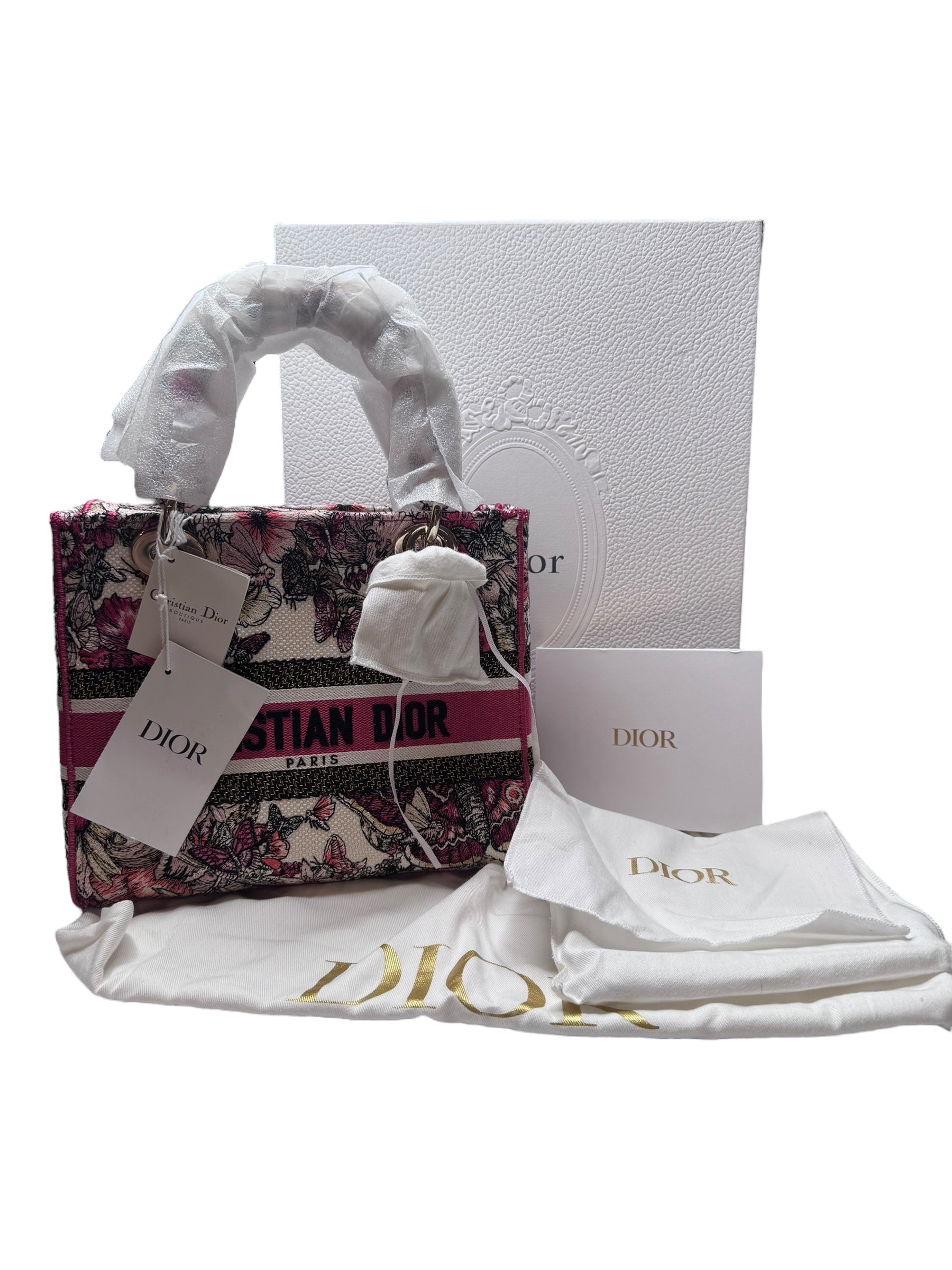 Dior Medium Butterfly Lady D-Lite Bag | Embroidered Canvas