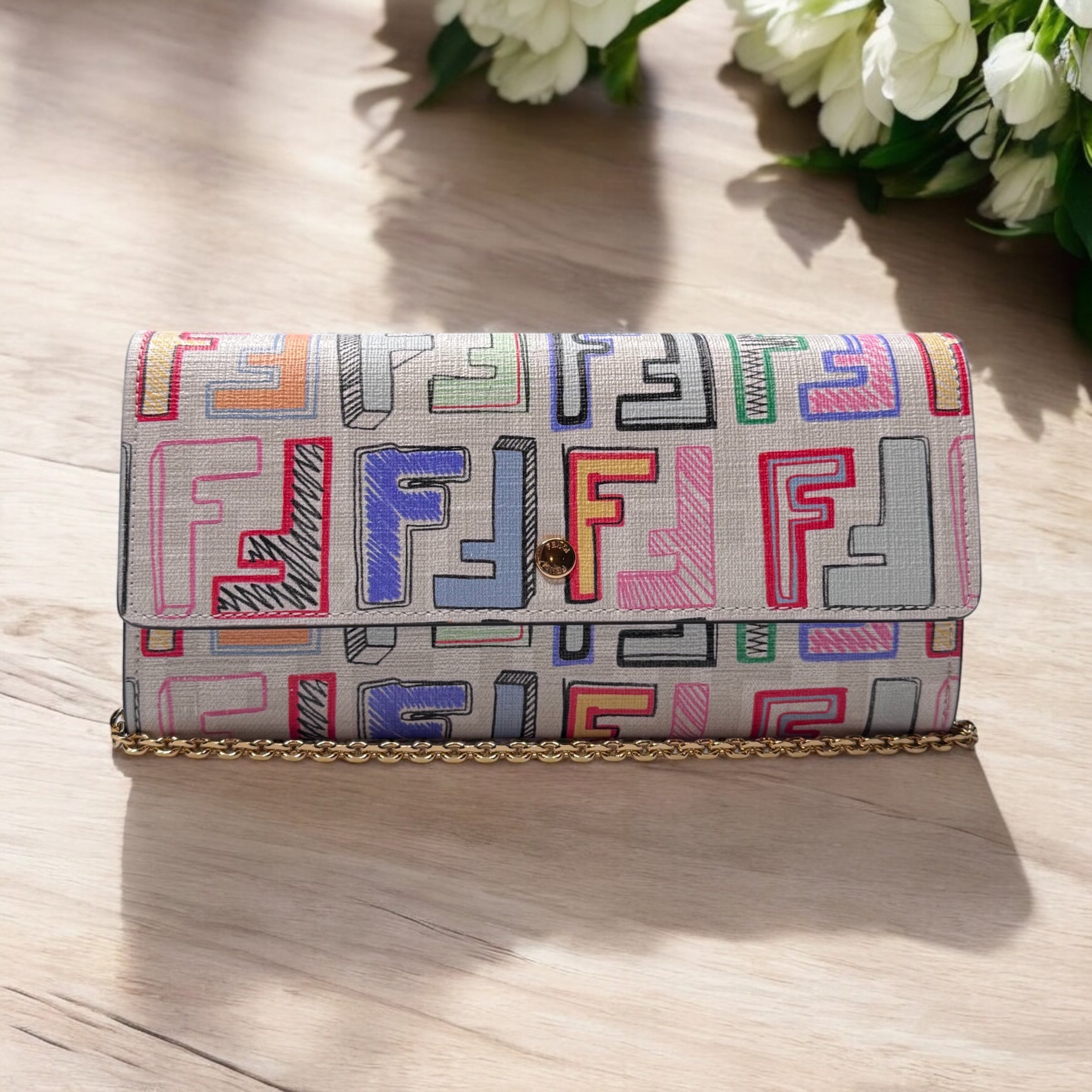 Fendi Wallet on Chain | Compact Luxury