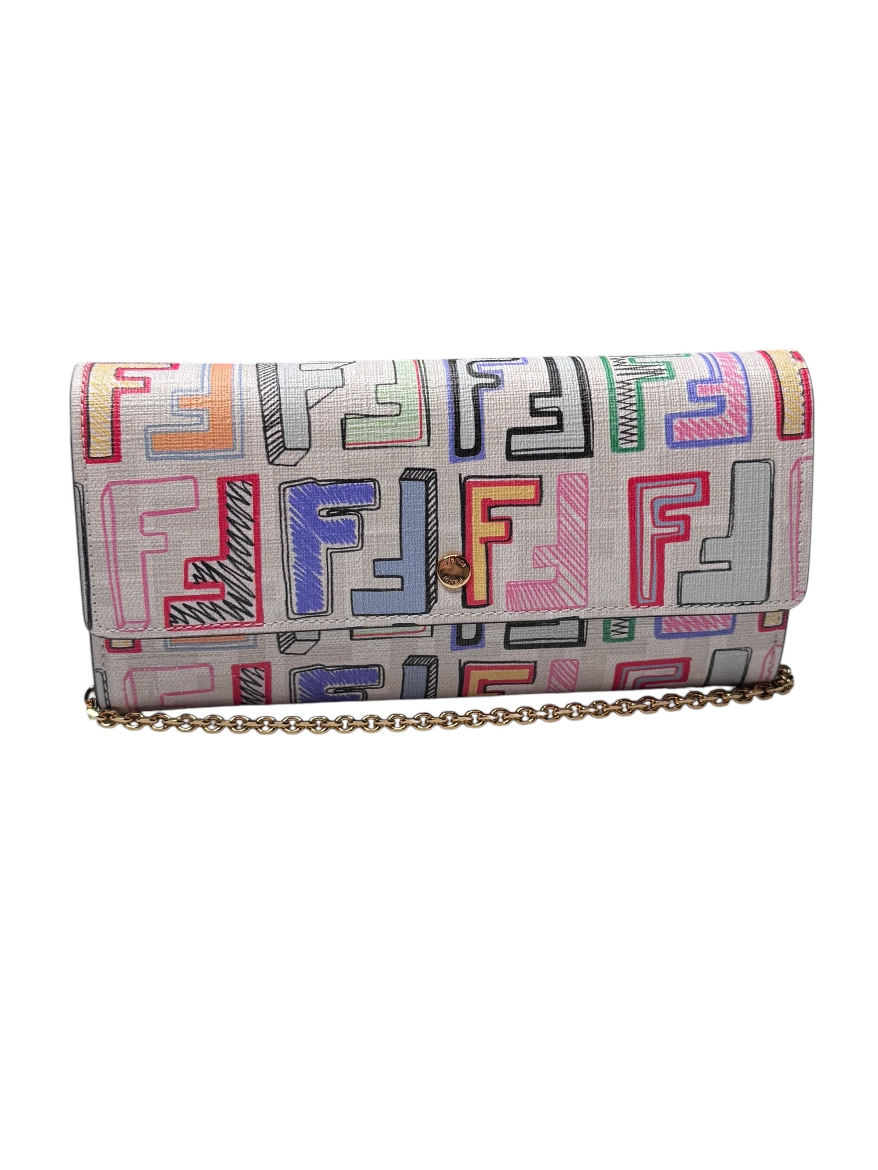 Fendi Wallet on Chain | Compact Luxury