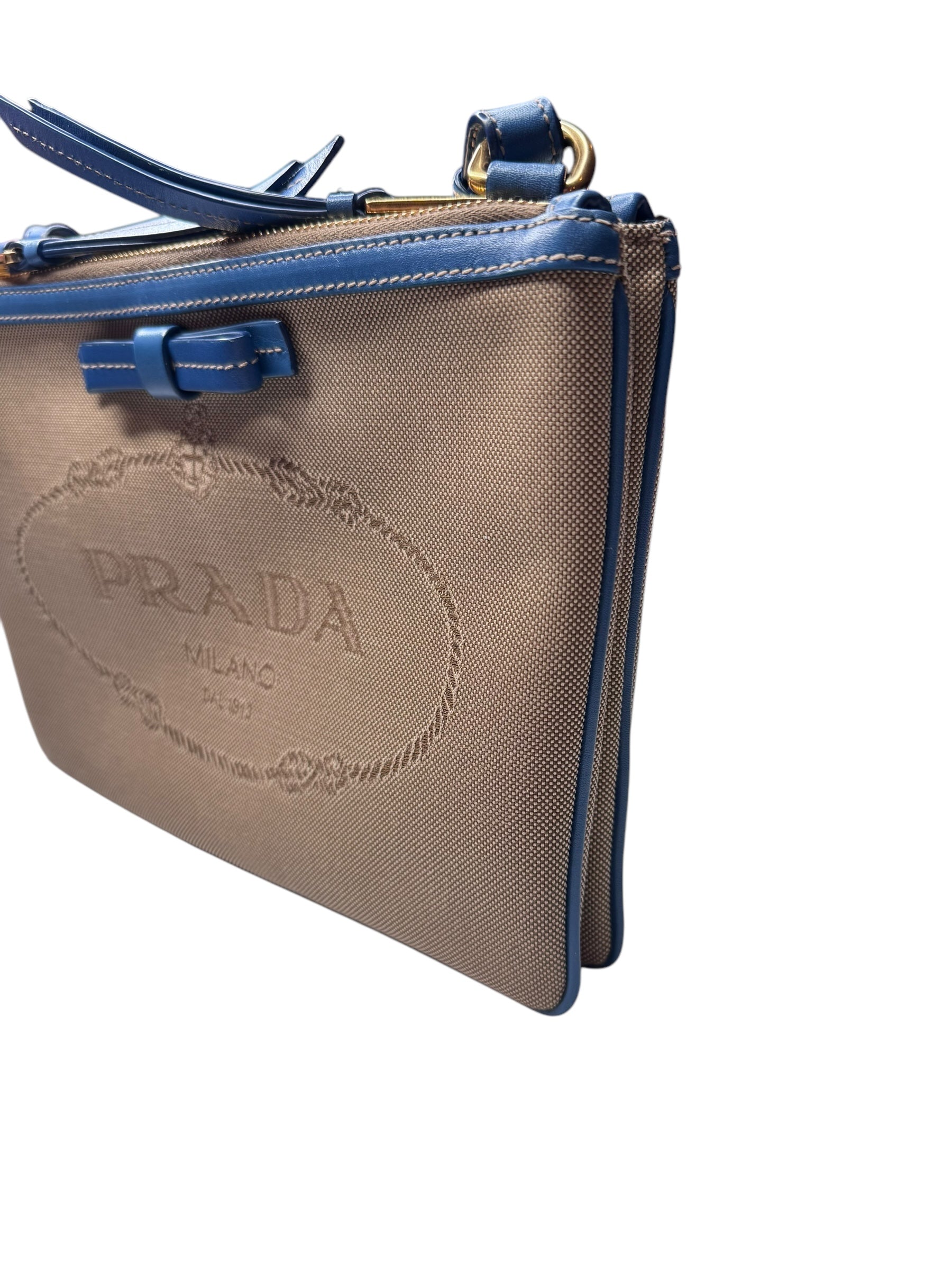 Prada Jacquard Logo Crossbody | Sleek Daily Carry
