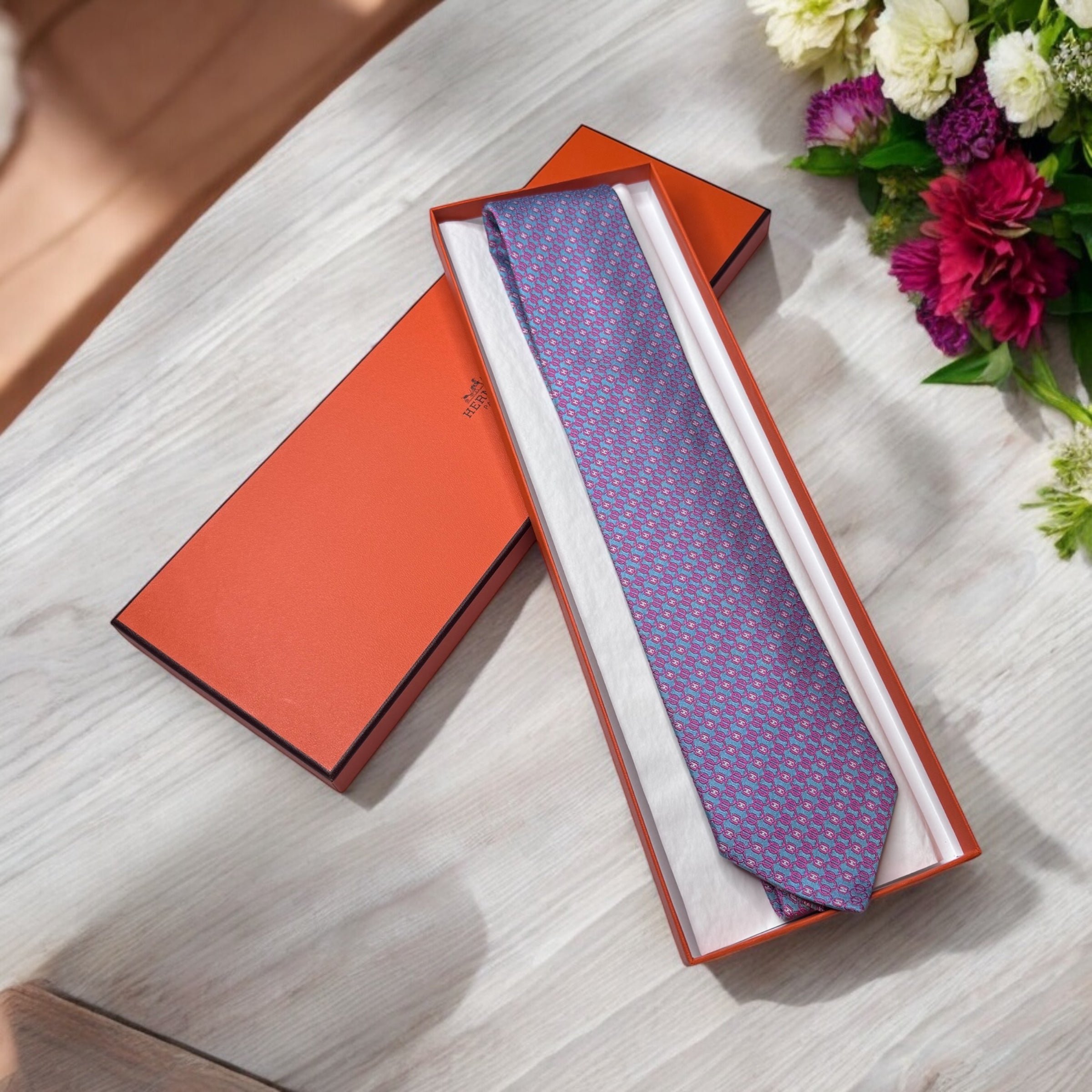Hermes Silk Tie | Premium Elegance