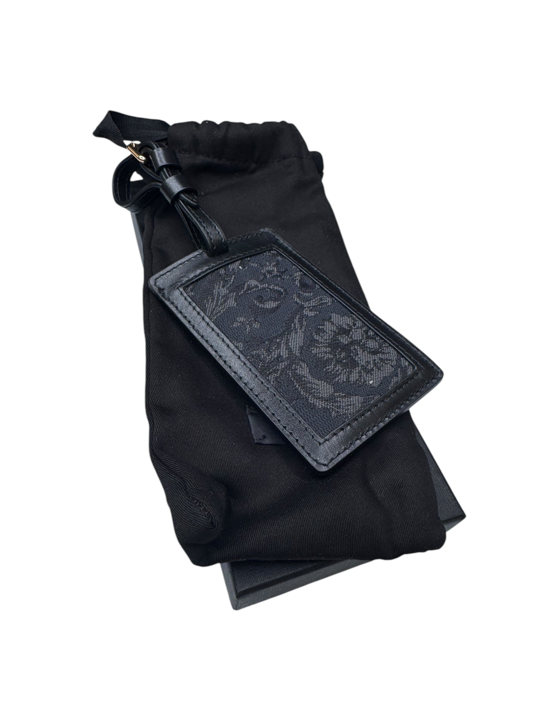 Versace Leather Luggage Tag | Bold Travel Accent