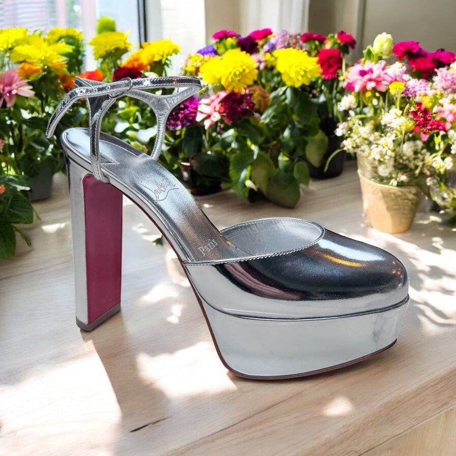 靴 Christian Louboutin Loo Spring 36.5 Christian Louboutin Loo Pumps 130mm (36.5/6.5) | The Little