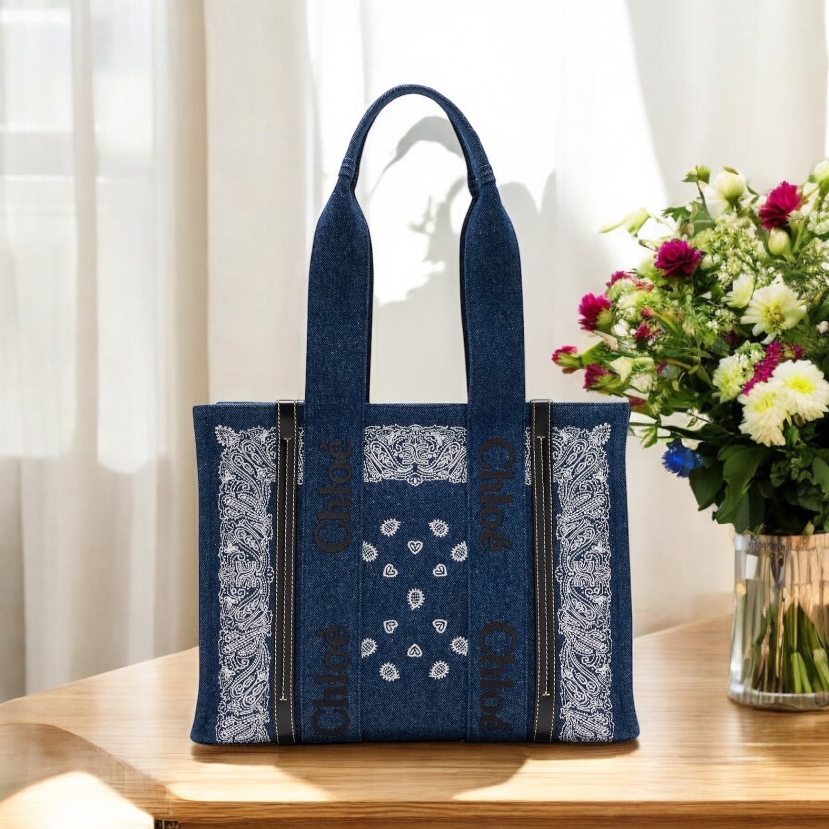 Chloe Summer Woody Tote Medium