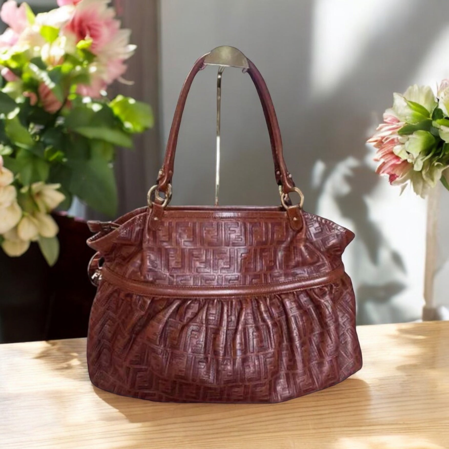 Fendi Leather Shoulder Bag