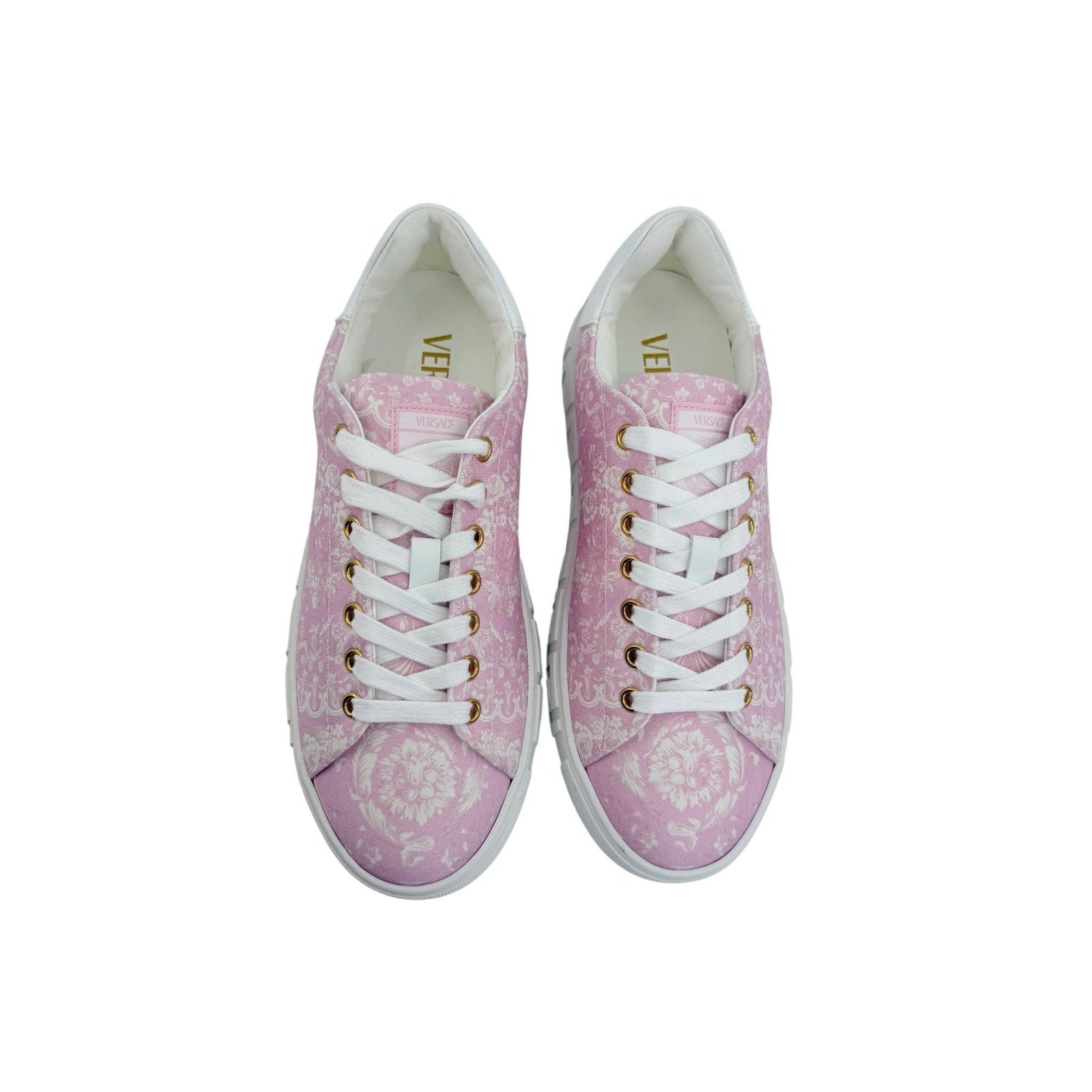 Versace Pink Tessuto Sneakers (38/8)