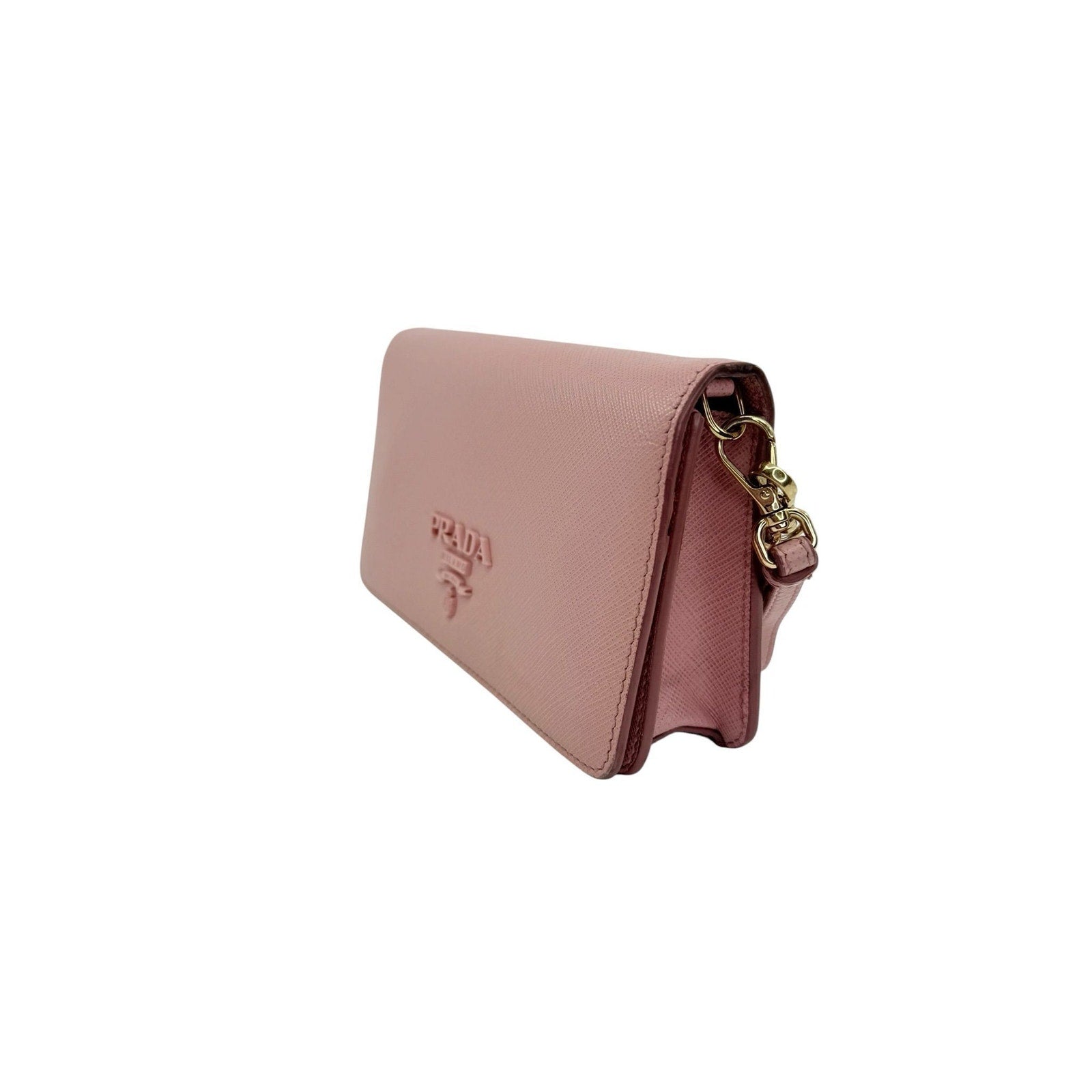 Prada Saffiano Leather Wallet on Chain