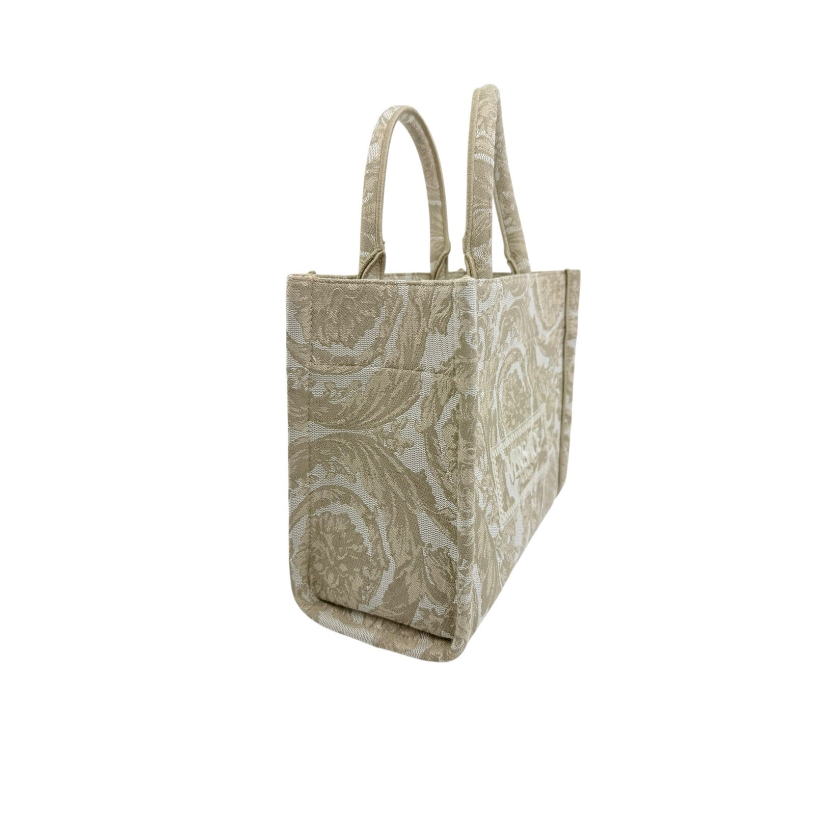Versace Small Jacquard Barocco Athena Tote