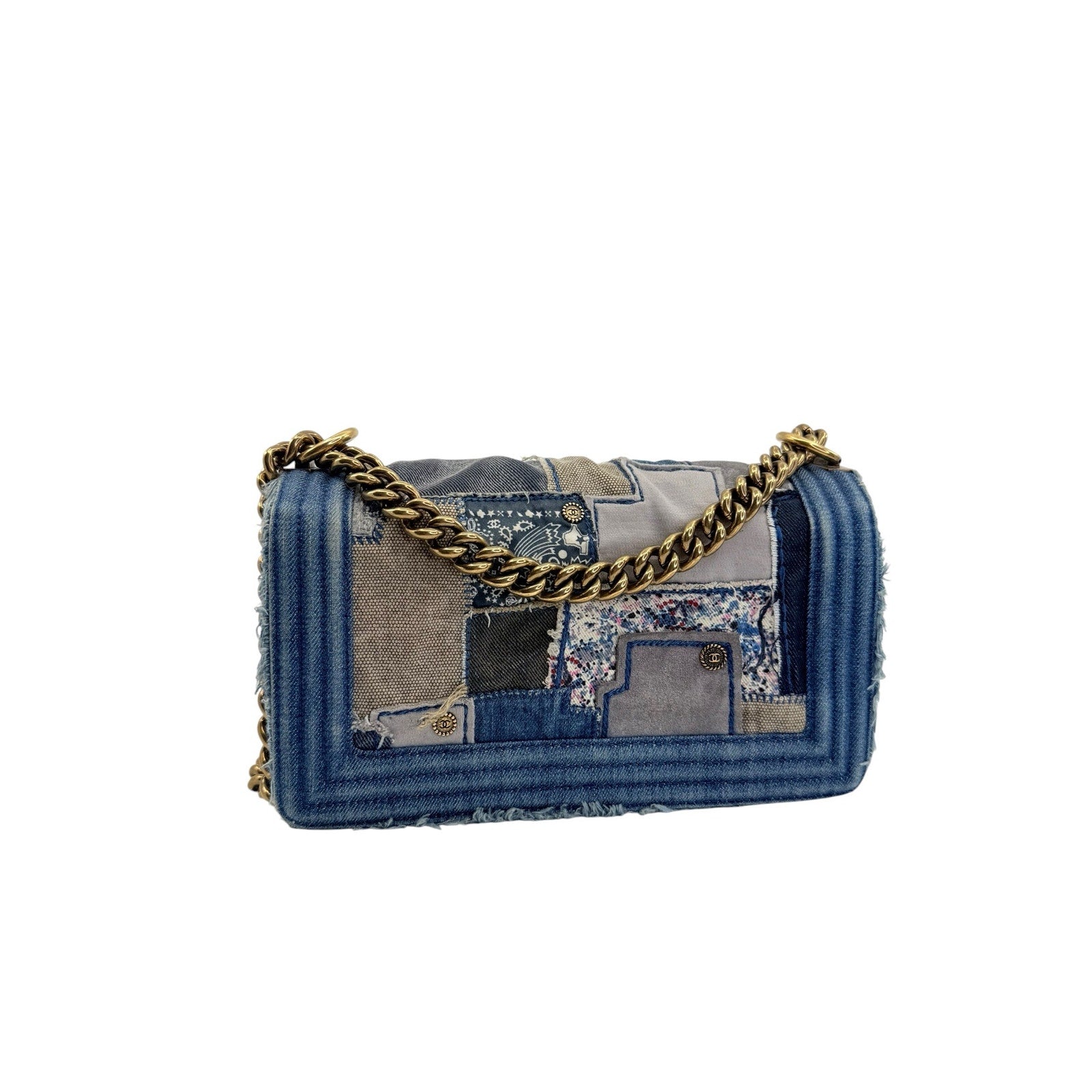 Chanel Denim Patch Boy Bag