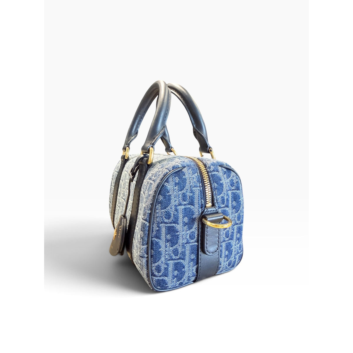 Dior Denim Oblique Groove 20 Bag