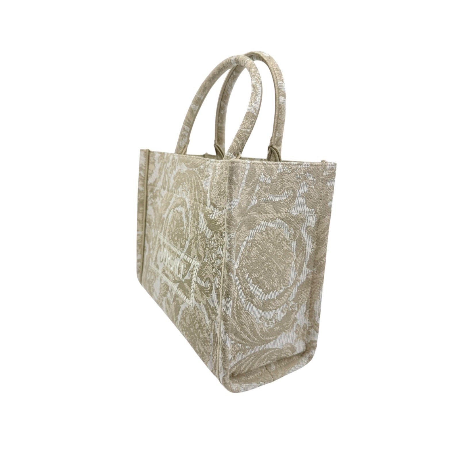 Versace Small Jacquard Barocco Athena Tote