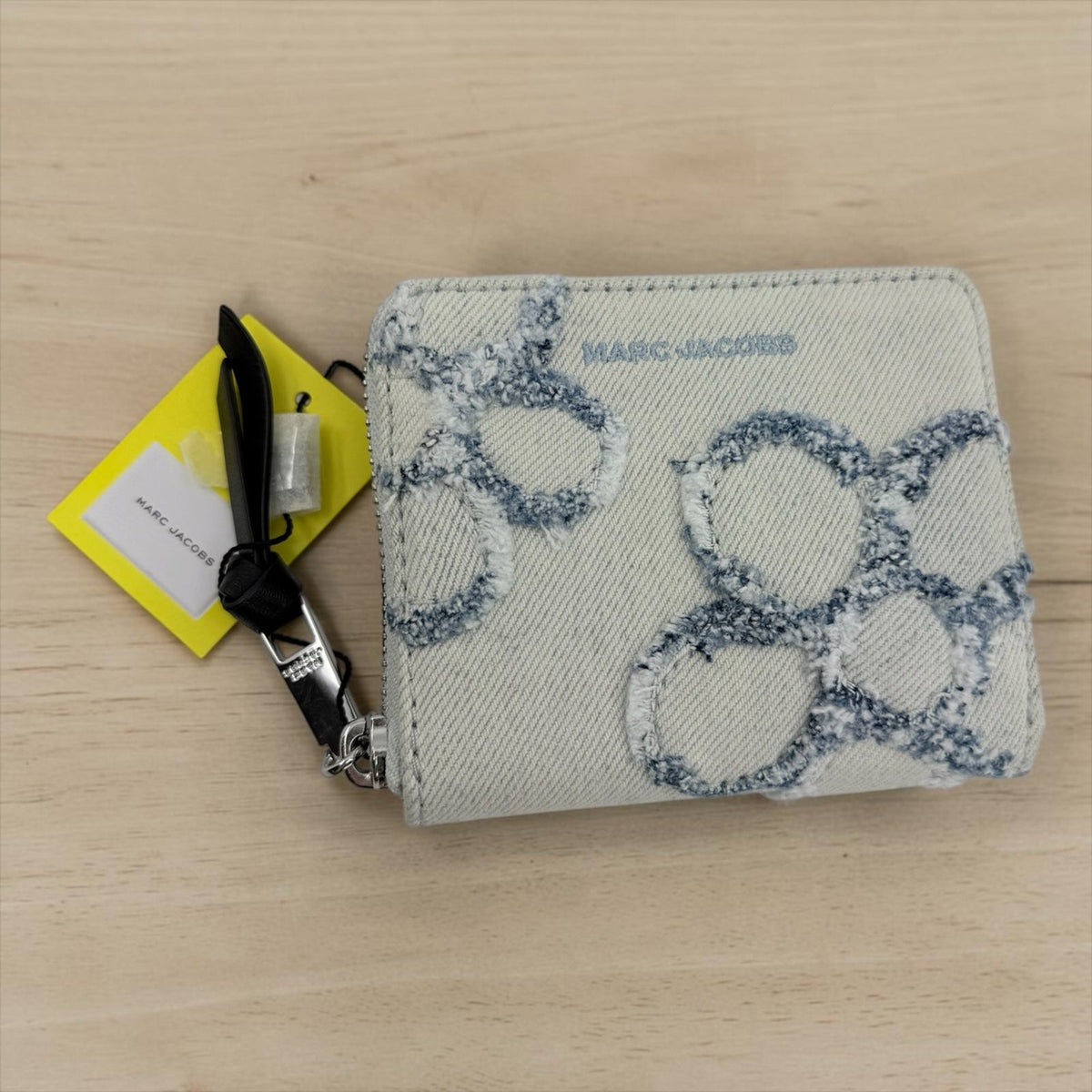 Marc Jacobs Denim Daisy Compact Wallet