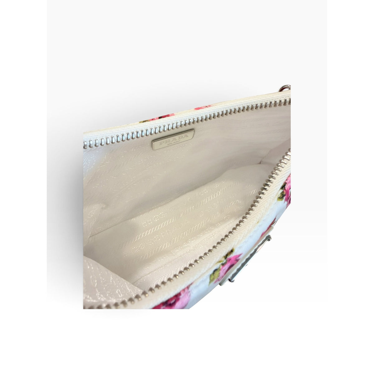 Prada Floral Re-Edition Nylon Crossbody