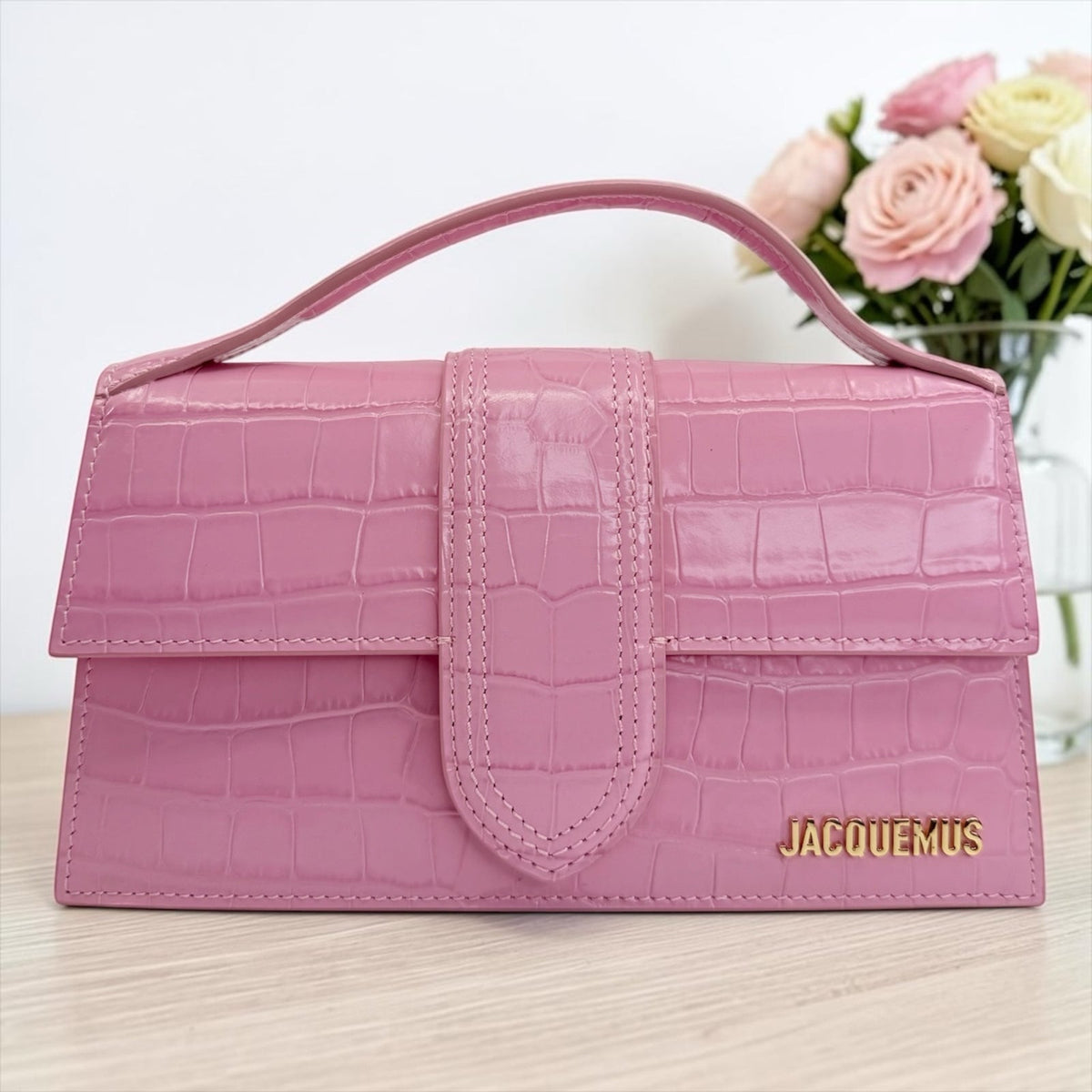 Jacquemus Croc Embossed Le Bambino