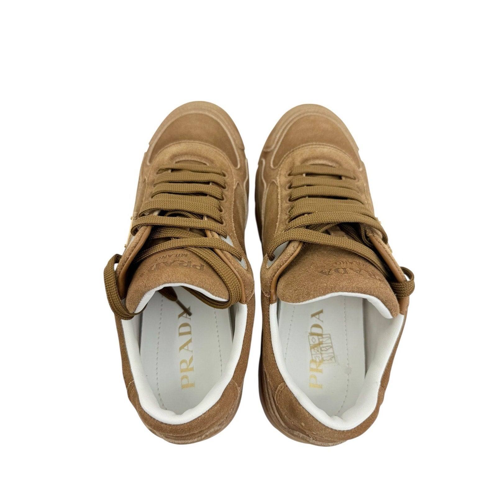 Prada Trail Faded Suede Sneakers (40.5/10.5)