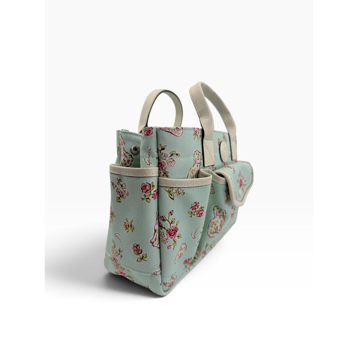 Gucci Floral Canvas Tote