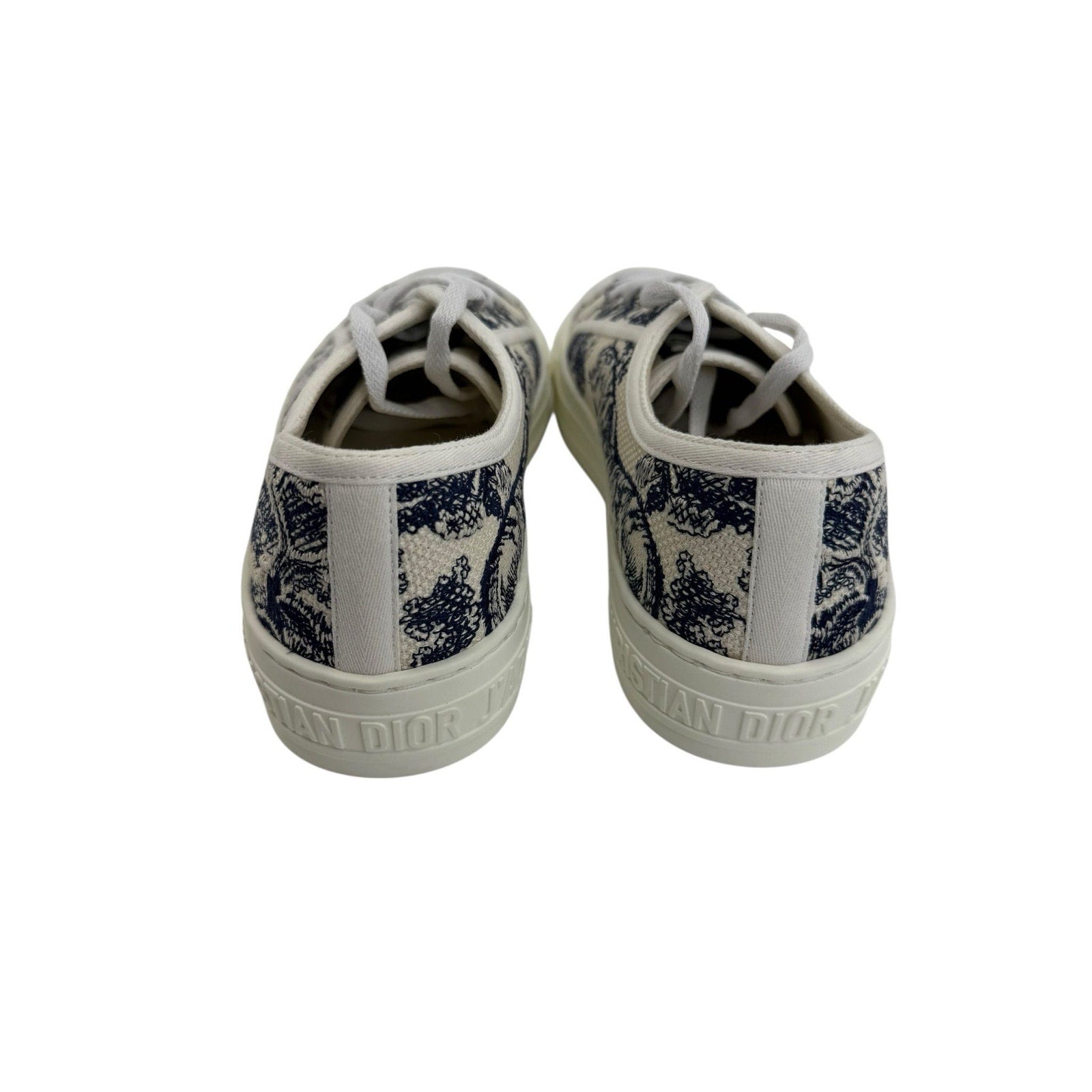 Dior Walk'N'Dior Blue Toile de Jouy Sneakers (37/7)