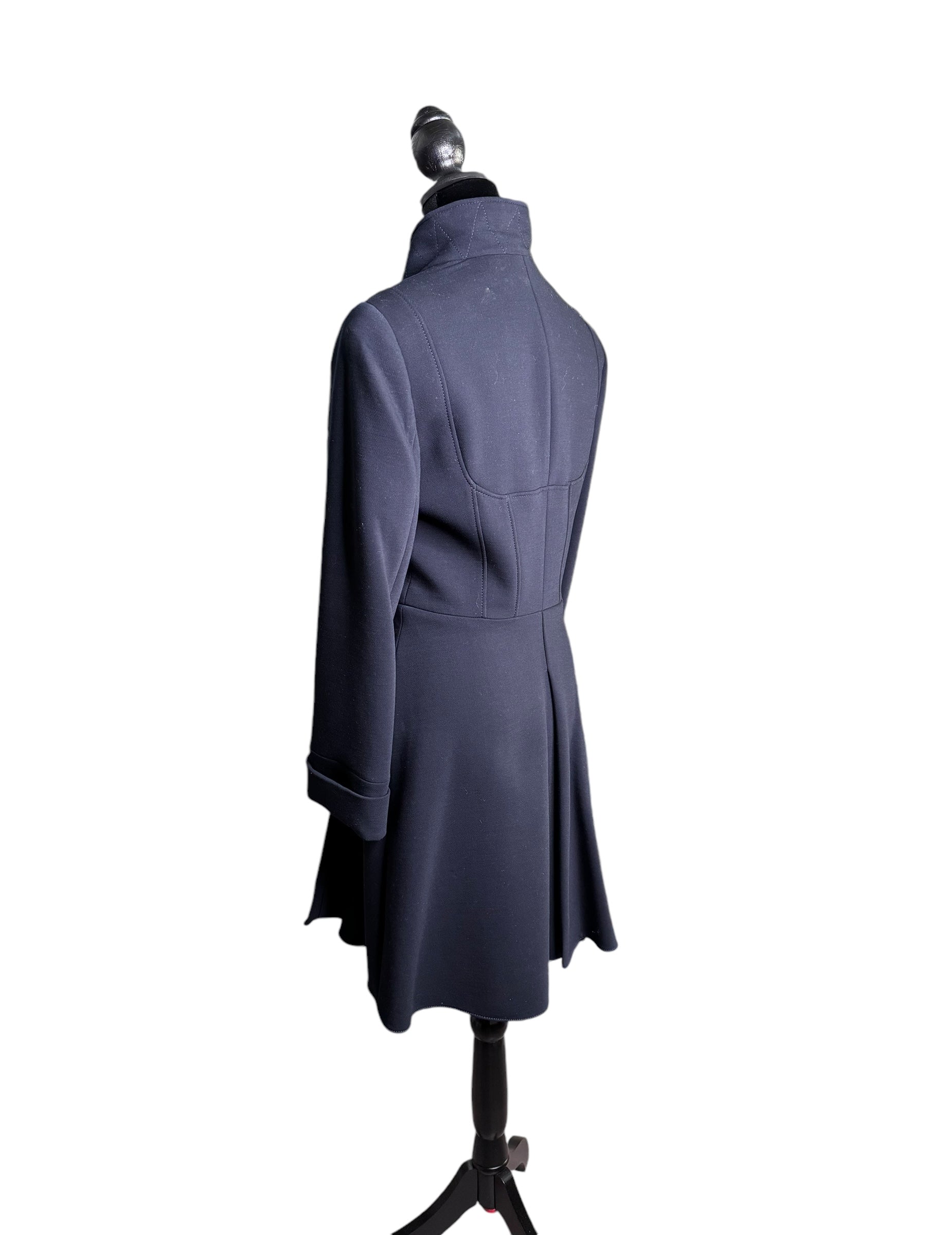 Alexander McQueen Wool Dress Pea Coat | The Little Purse