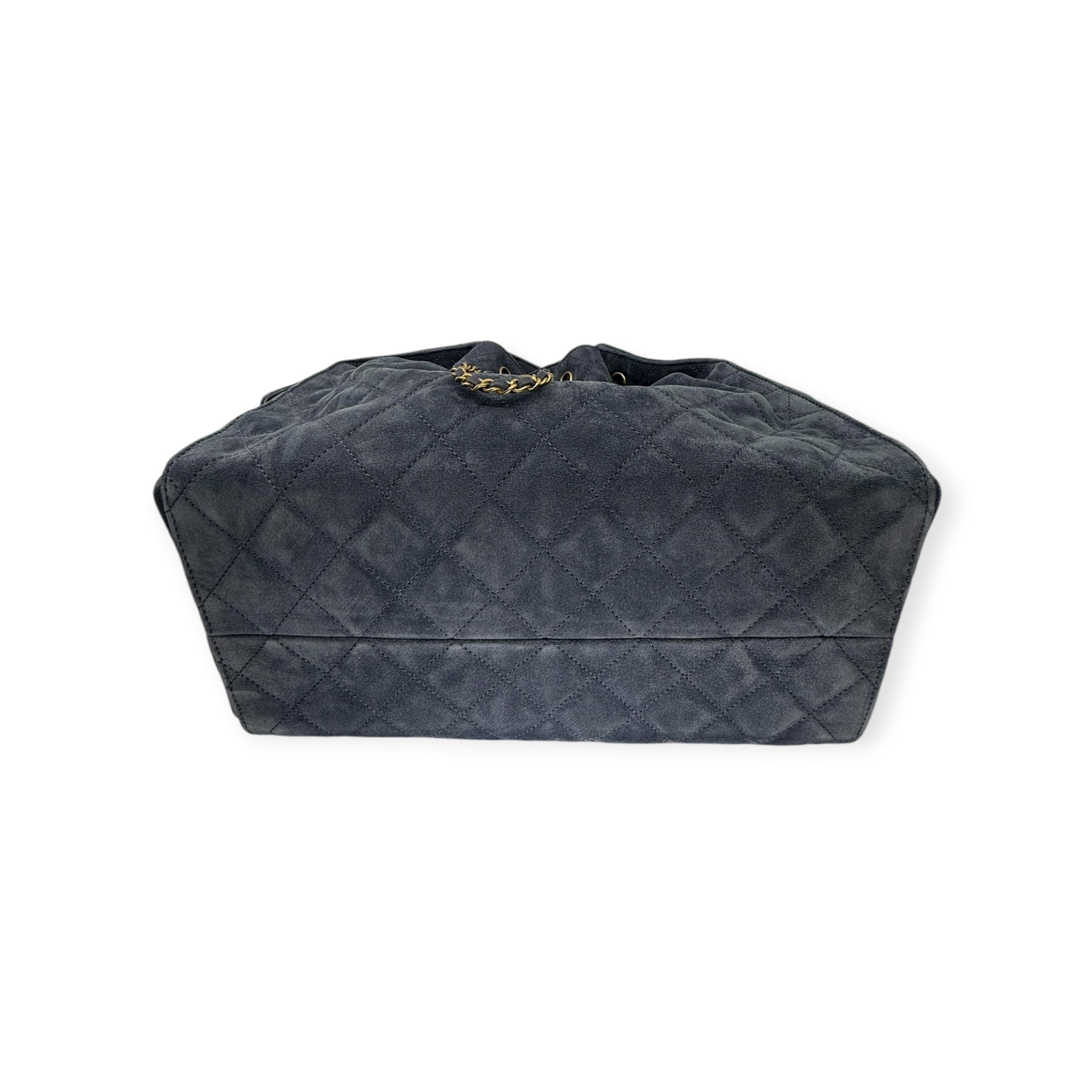 Chanel 25 Medium Suede W/Pouch