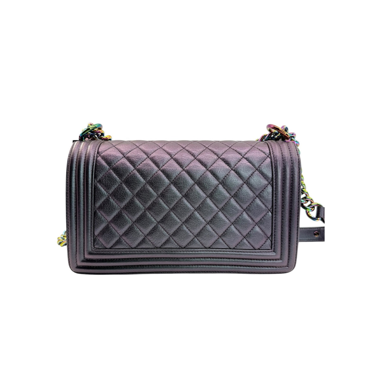 Chanel Iridescent Quilted Boy Bag