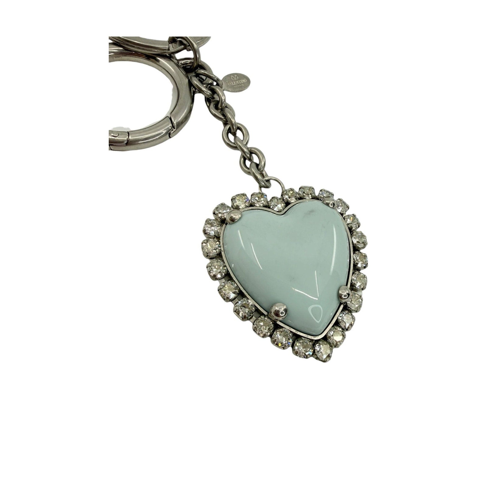 Valentino Garavani Embellished Heart Key Ring
