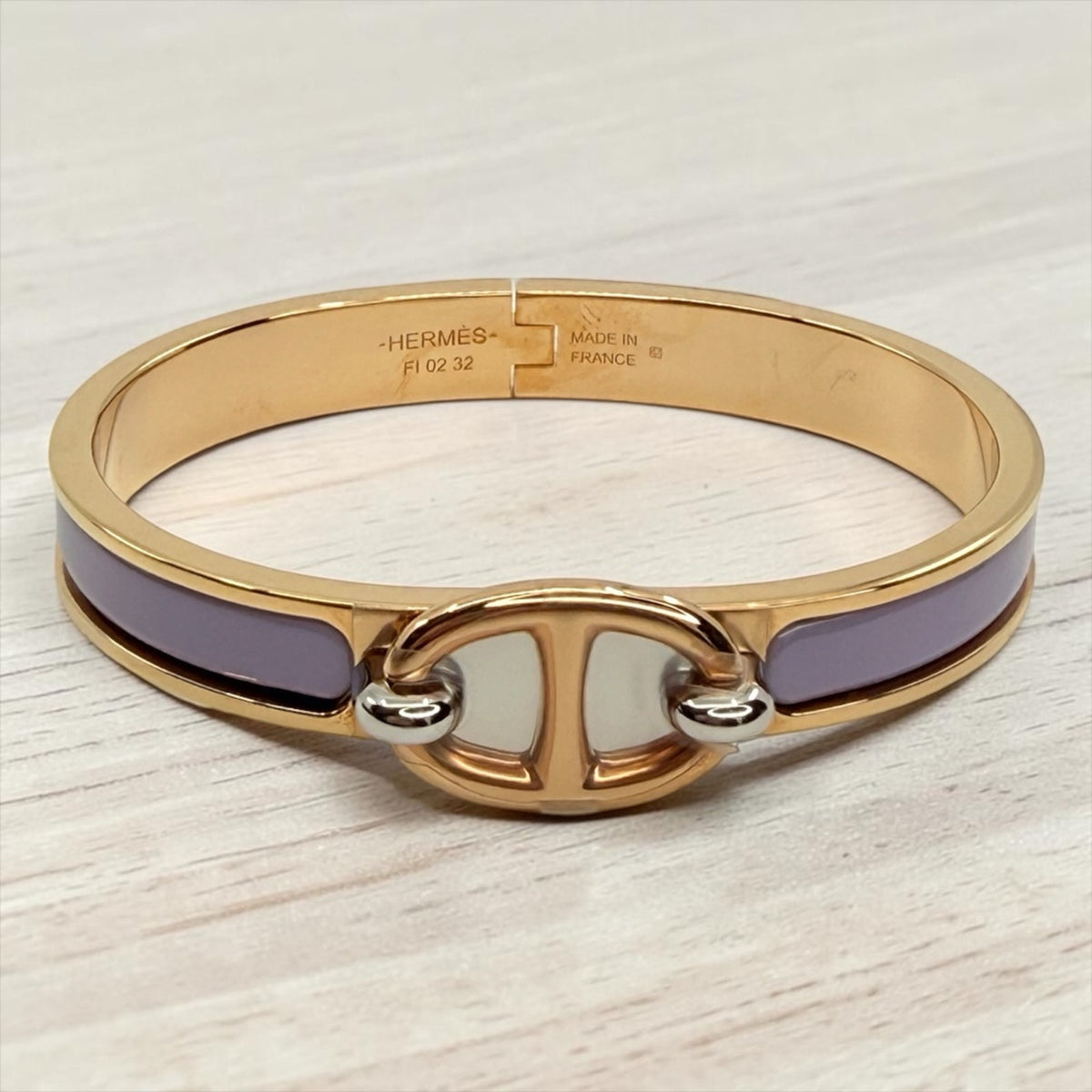 Hermes Mini Clic Chaine D’Ancre Bracelet