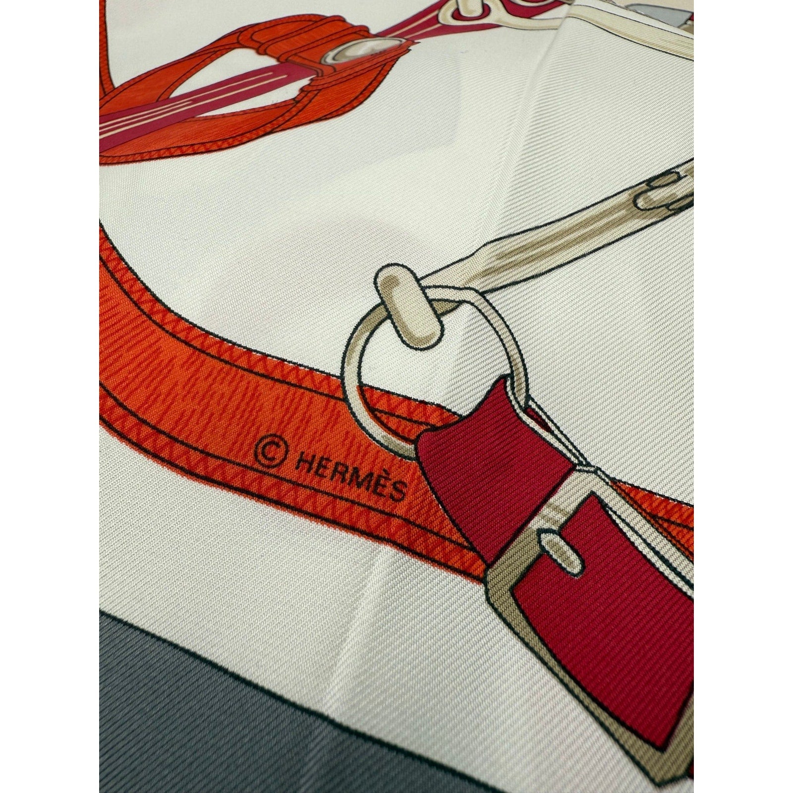 Hermes Eprom D'Or Silk Scarf
