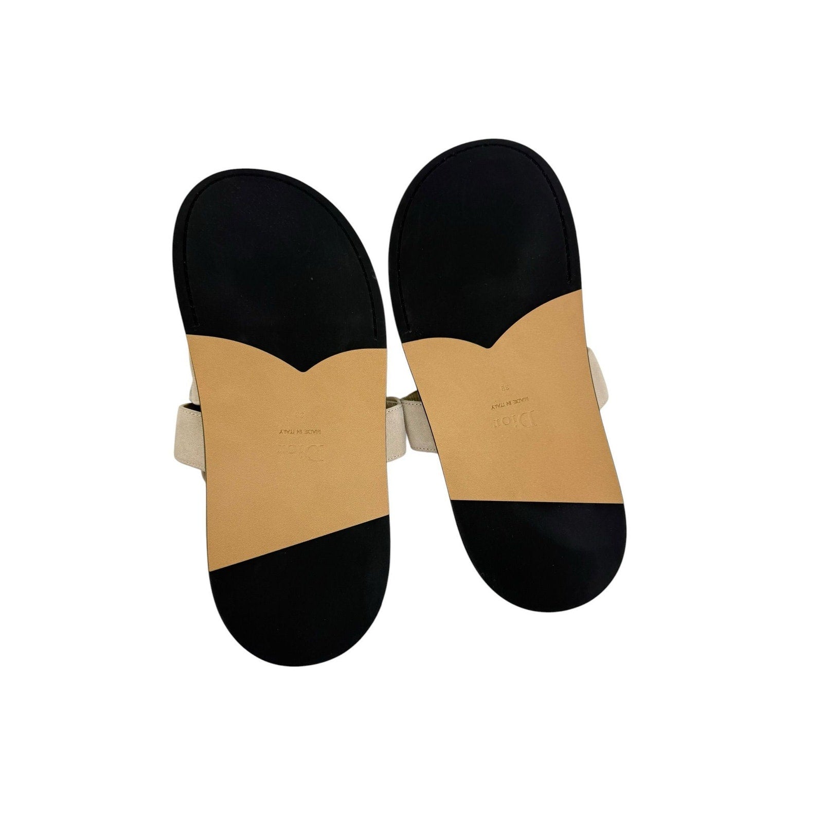 Dior Medallion Buckle Mule Sandals (39/9)