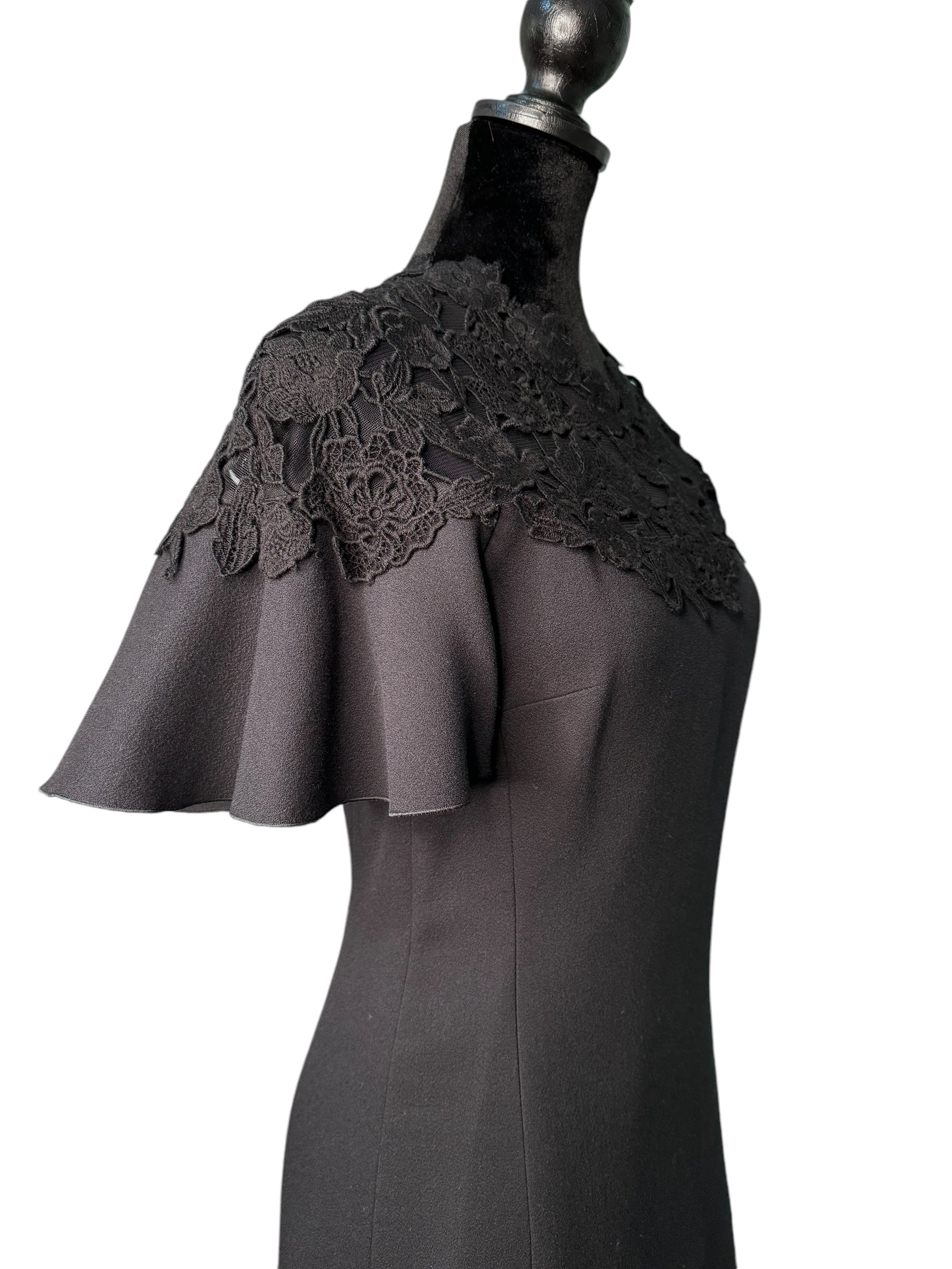 Giambattista Valli Lace A-Line Dress