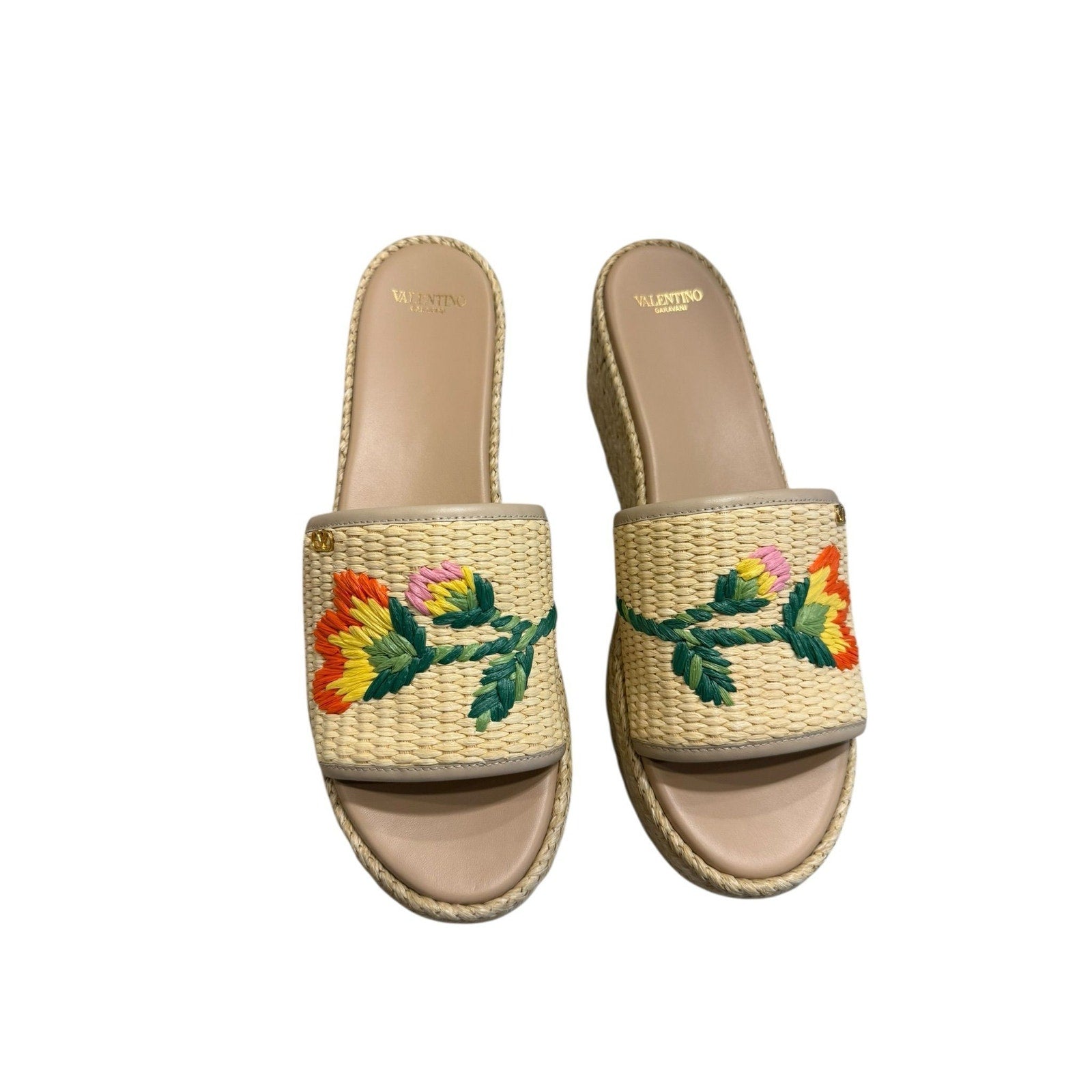 Valentino Garavani Espadrille Slides (39/9)