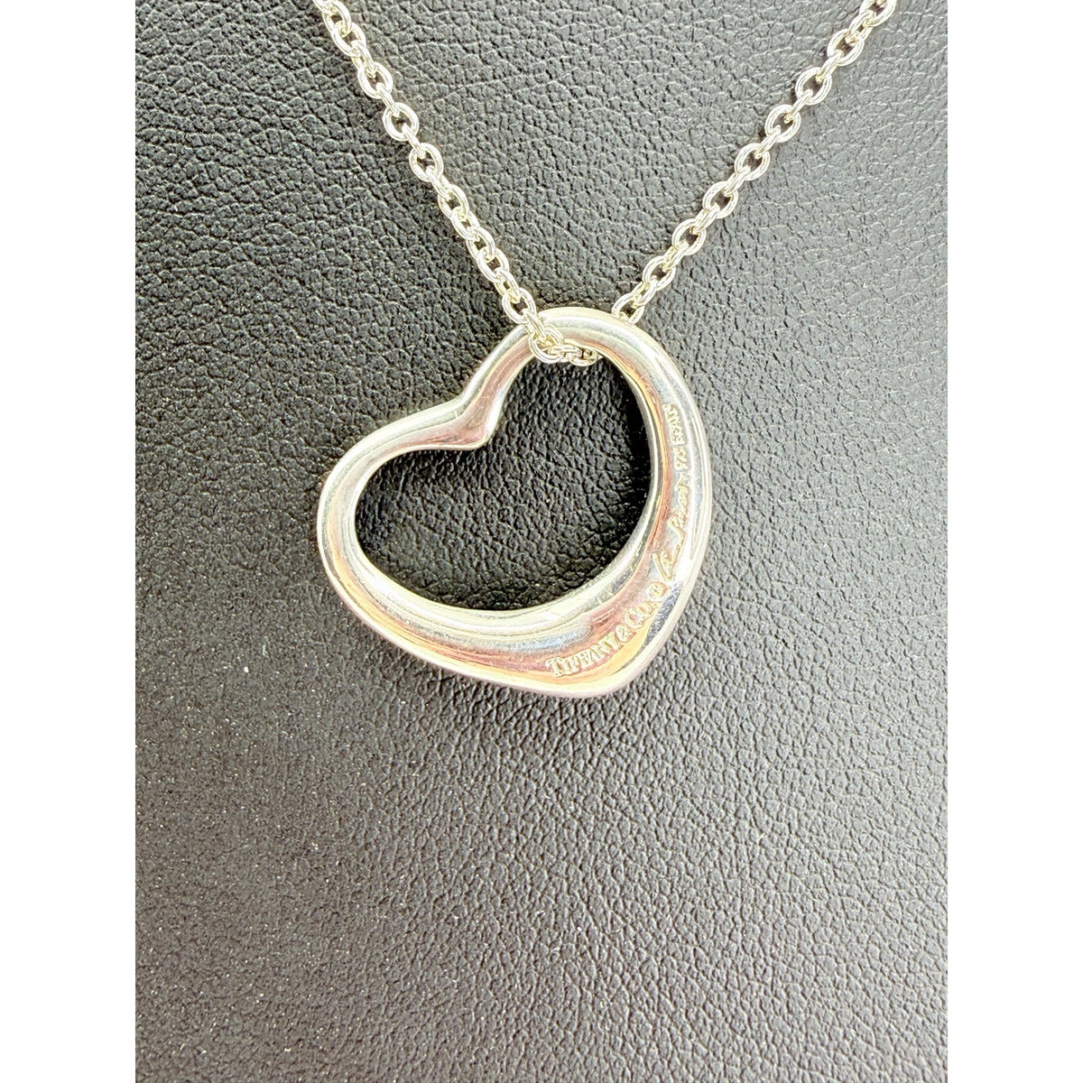 Tiffany & Co Elsa Peretti Large Open Heart Necklace