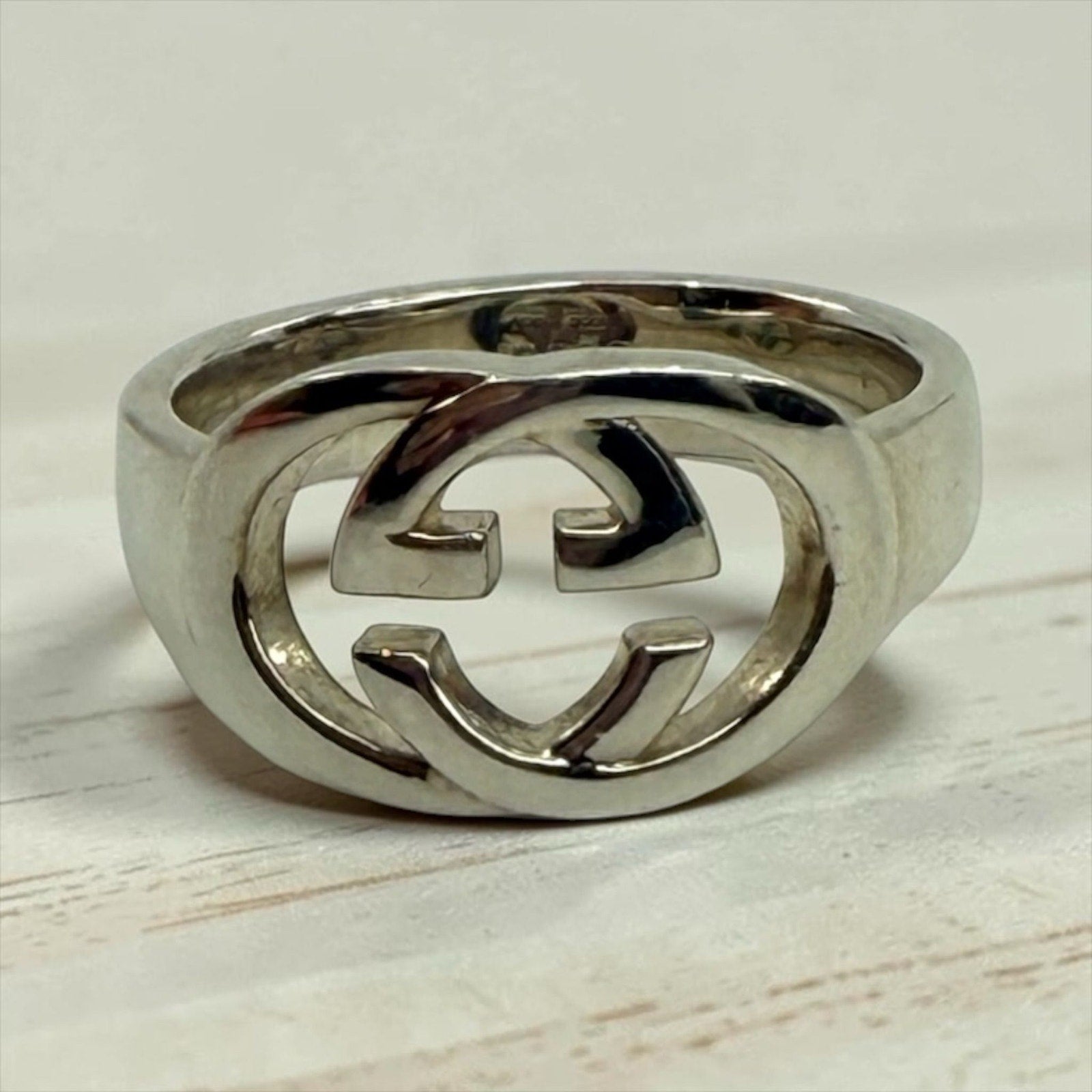 Gucci Interlocking G Sterling Silver Ring (8)
