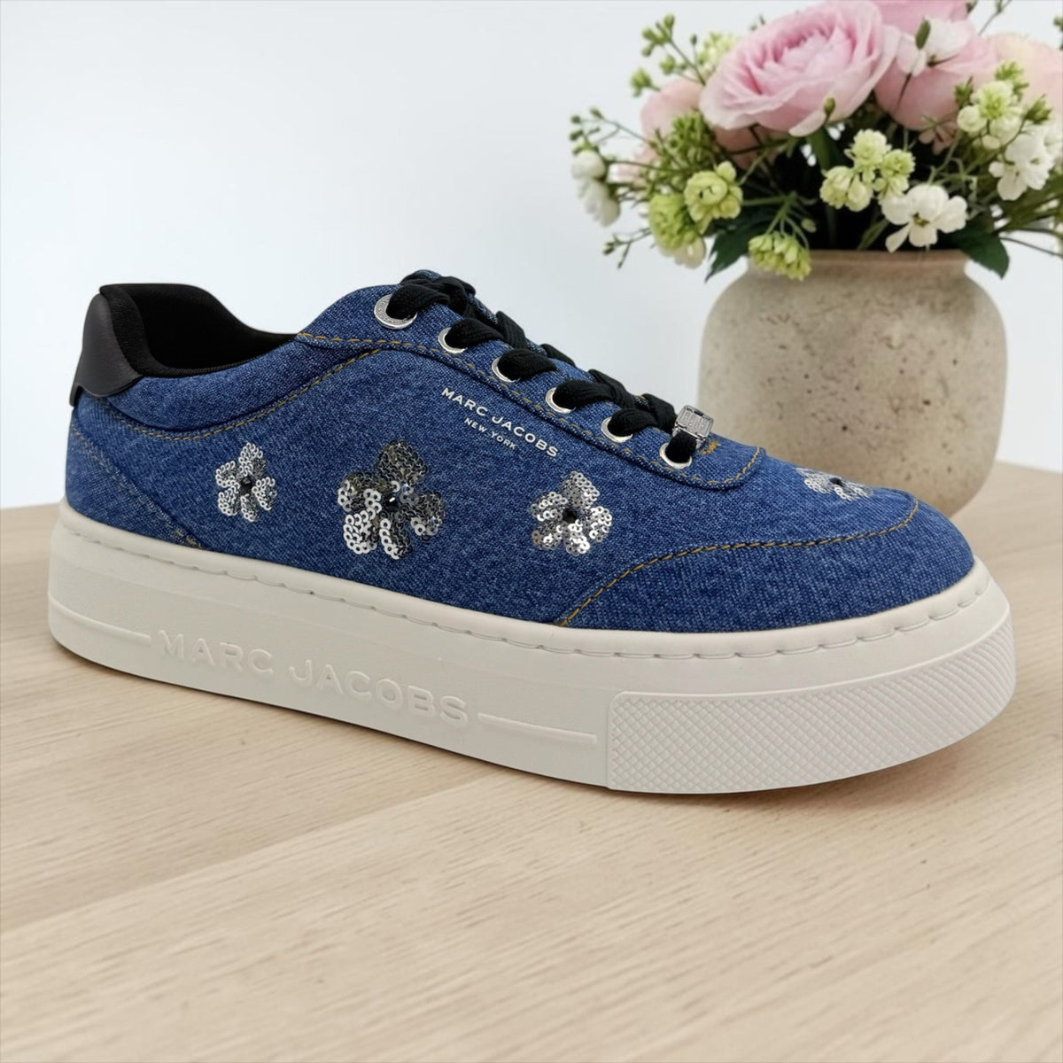 Marc Jacobs Denim The Bold Platform Sneakers (39/9)