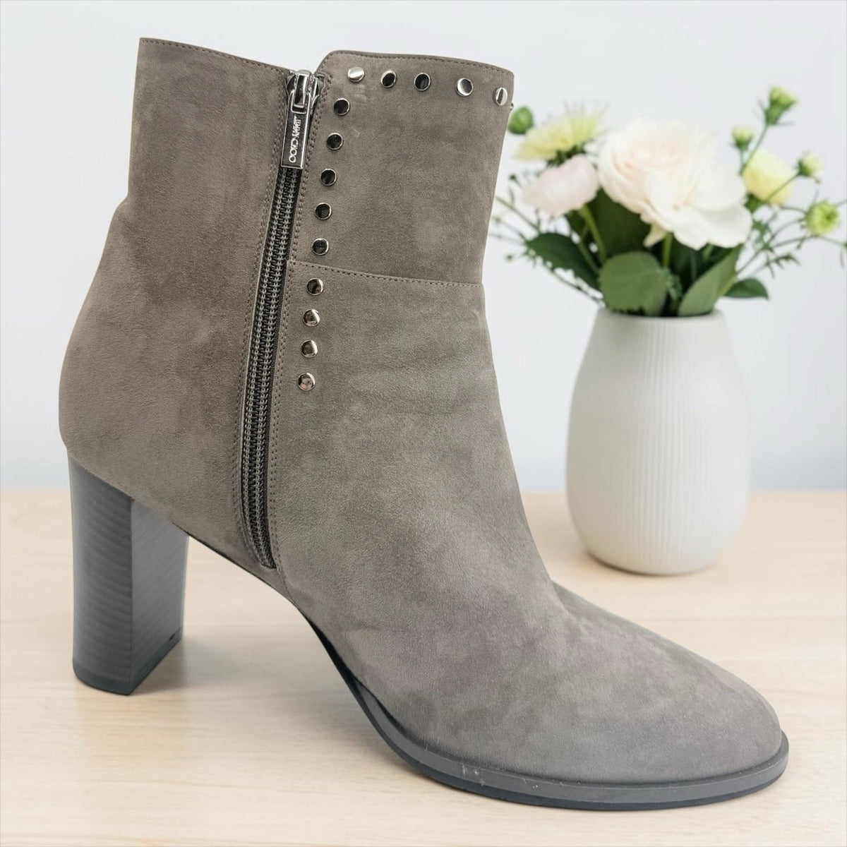 Jimmy Choo Suede Harlow 80 Boots (40/10)