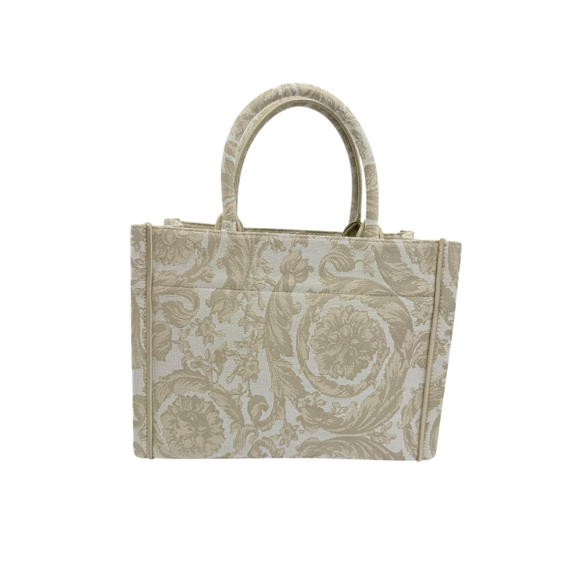 Versace Small Jacquard Barocco Athena Tote