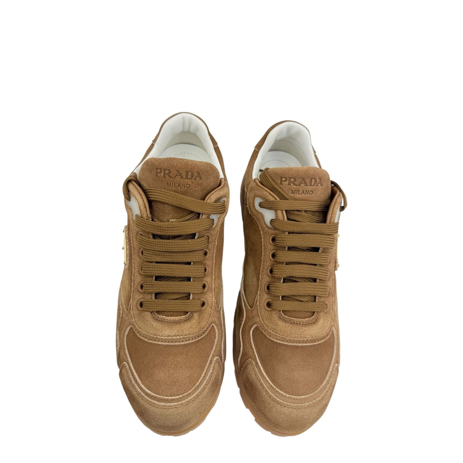 Prada Trail Faded Suede Sneakers (40.5/10.5)
