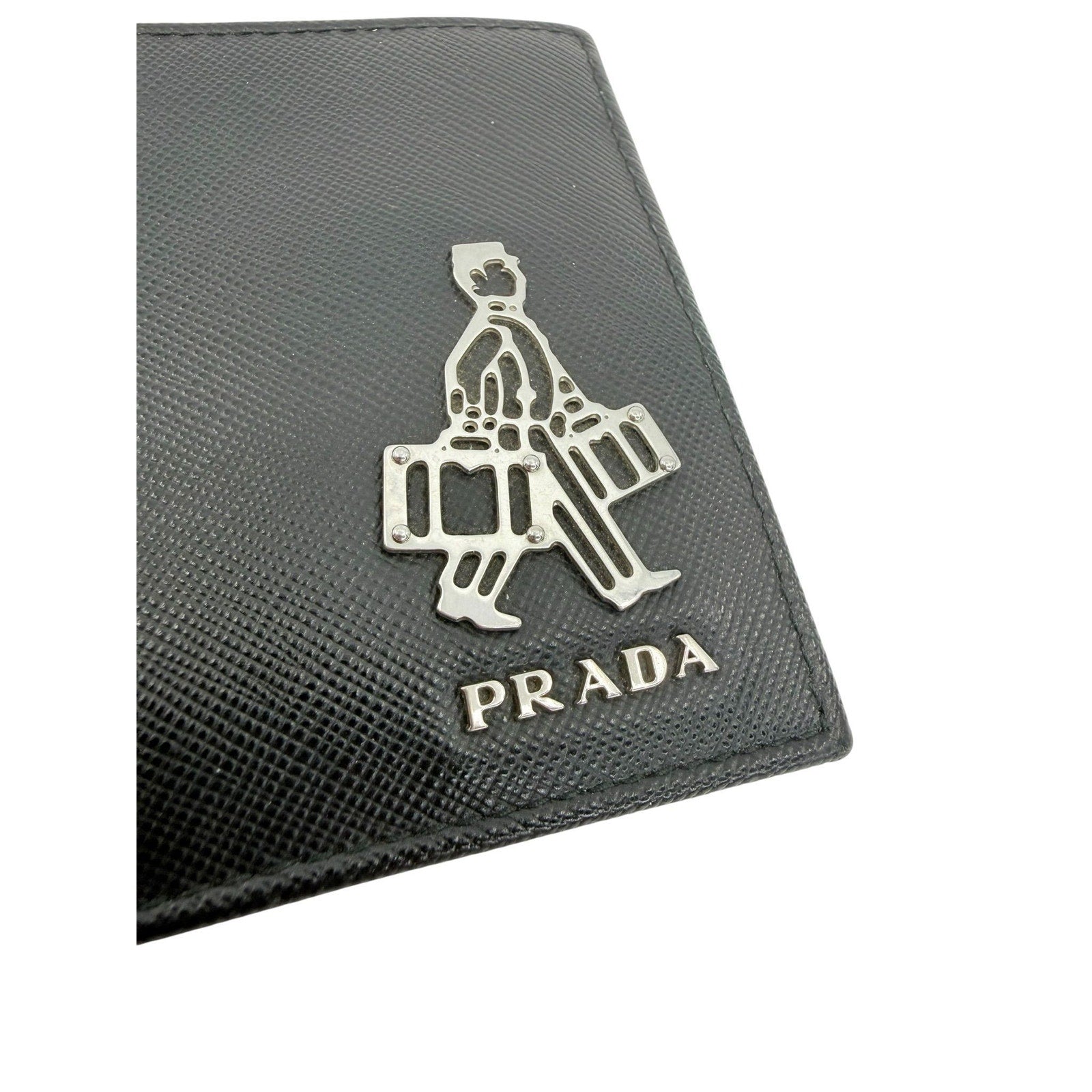 Prada Bellhop Saffiano Wallet