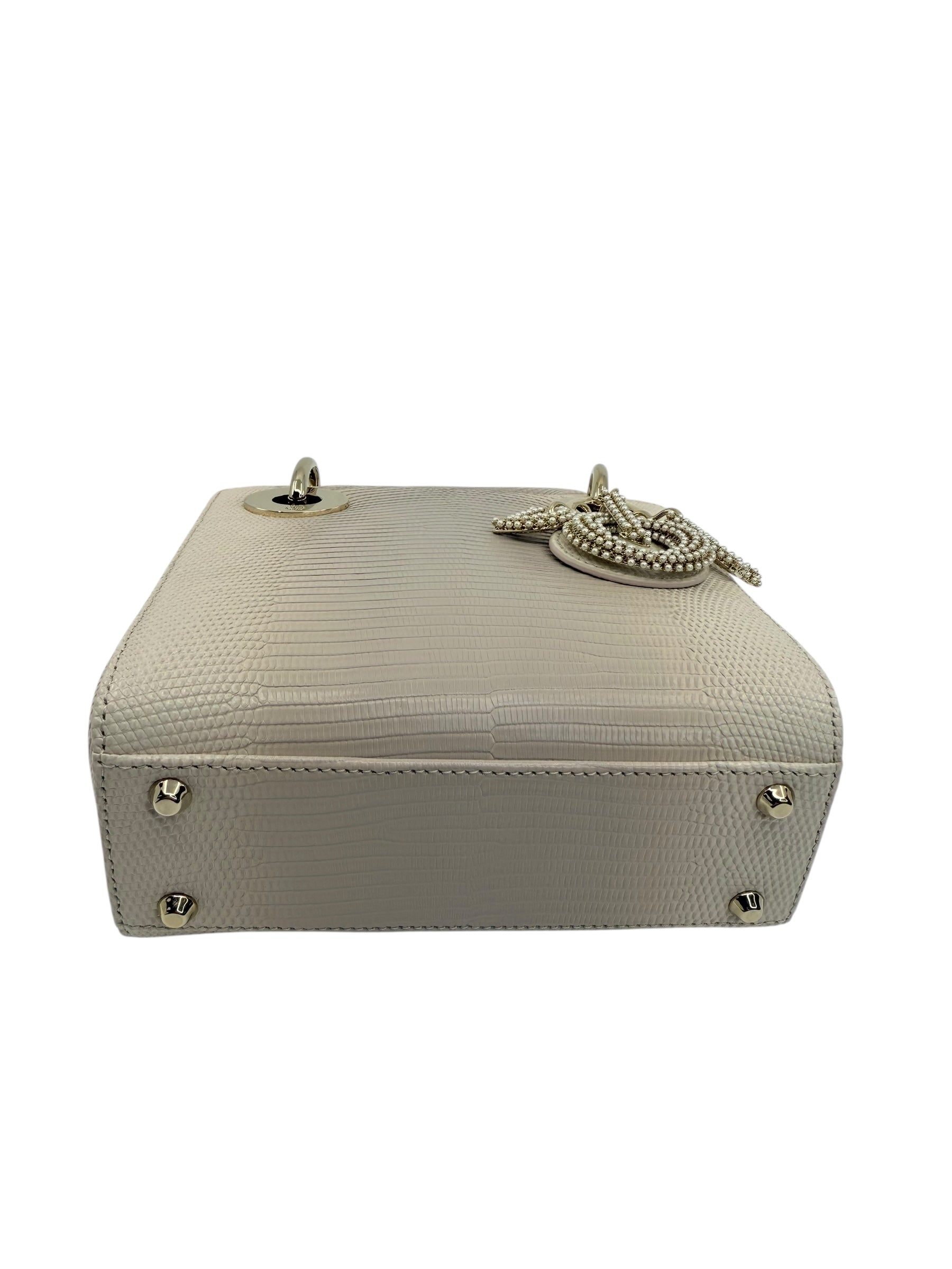 Dior Mini Genuine Lizard Lady Dior