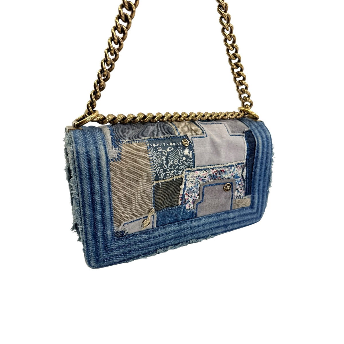 Chanel Denim Patch Boy Bag